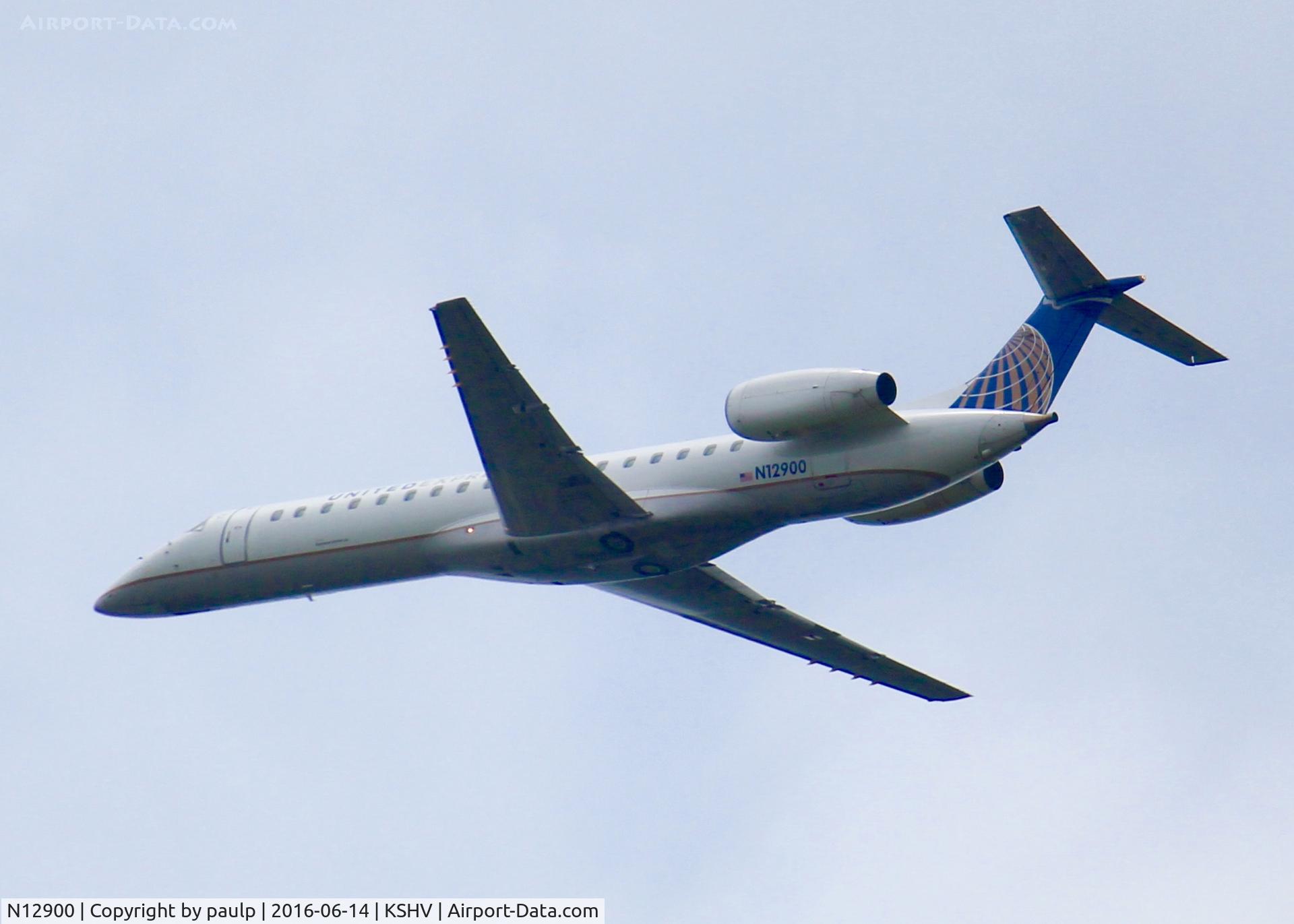 N12900, 2001 Embraer ERJ-145LR (EMB-145LR) C/N 145511, At Shreveport Regional.