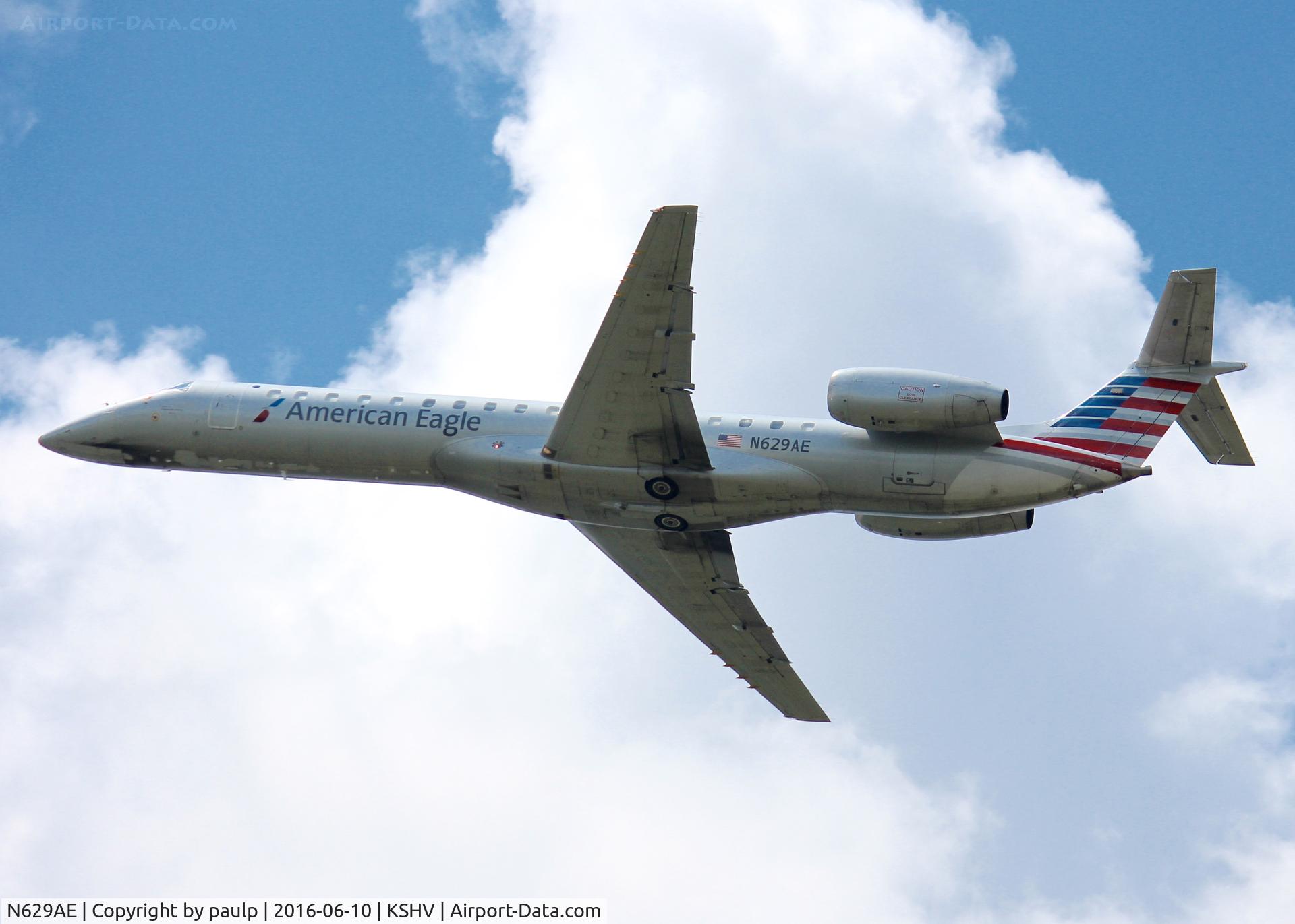N629AE, 1999 Embraer ERJ-145LR (EMB-145LR) C/N 145130, At Shreveport Regional.