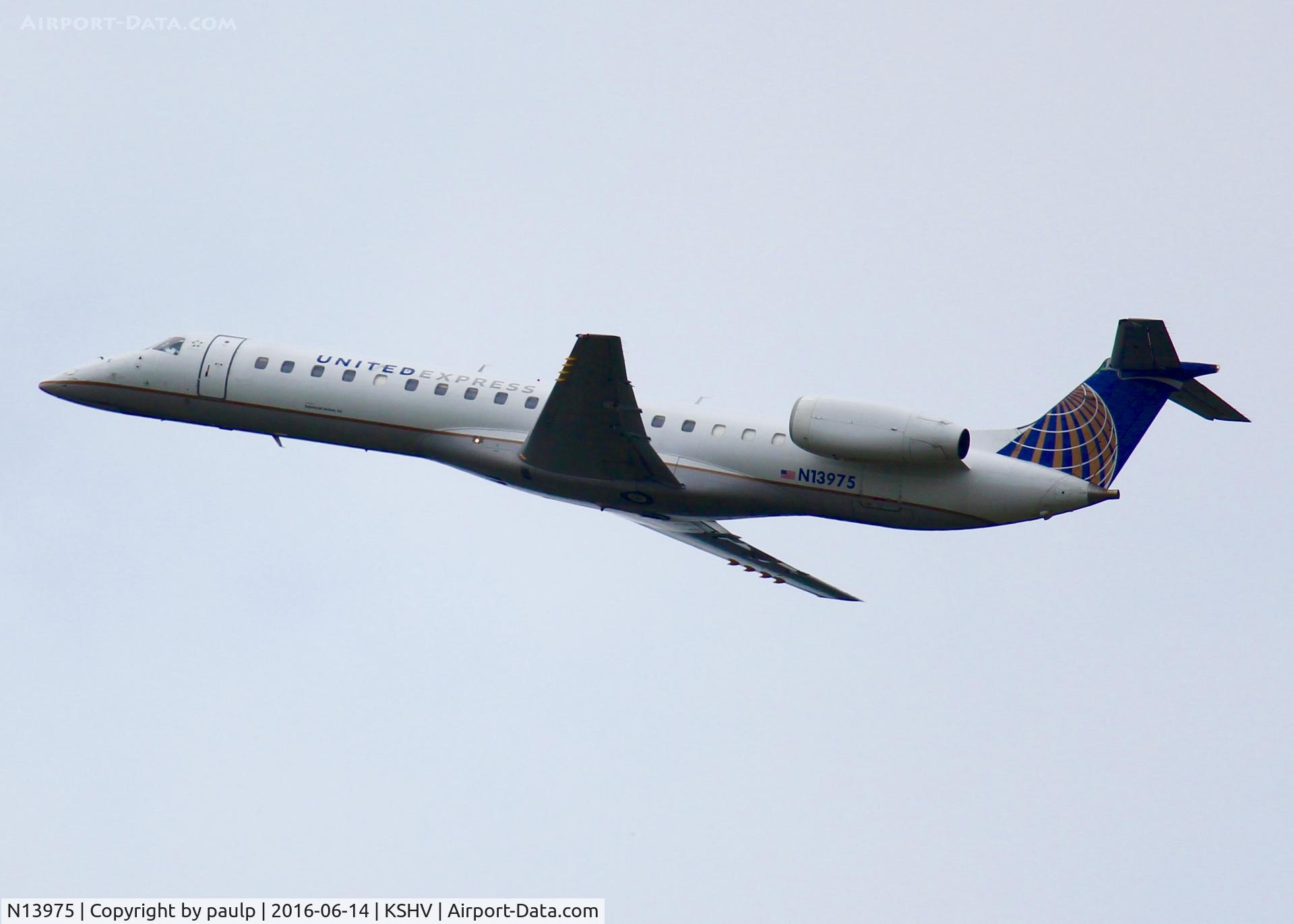 N13975, 1999 Embraer ERJ-145LR (EMB-145LR) C/N 145163, At Shreveport Regional.