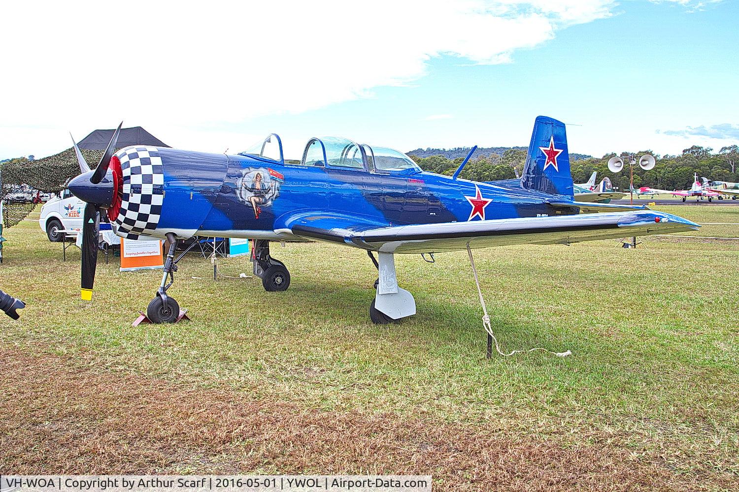 VH-WOA, 1977 Nanchang CJ-6A C/N 3351208, VH-WOA Wings over Illawarra 2016