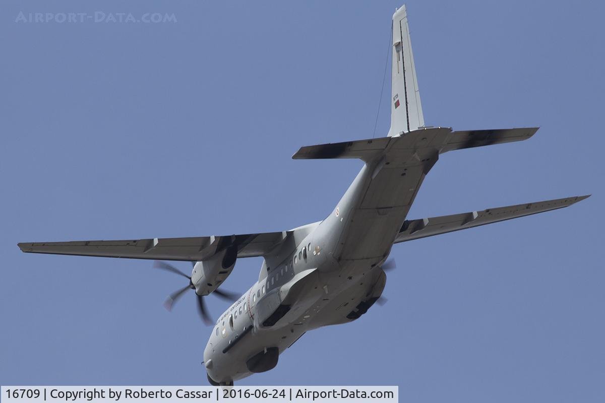 16709, CASA C-295MPA Persuader C/N S-055, Over San Gwann
