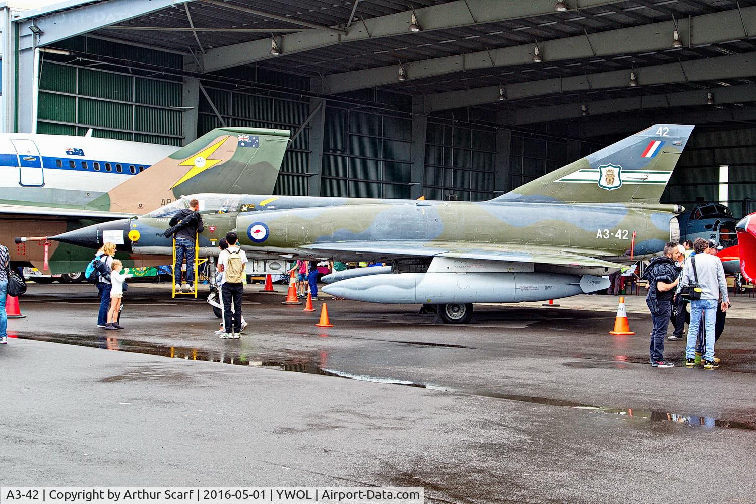 A3-42, 1966 Dassault Mirage IIIO(F) C/N 42, A3-42 Wings over Illawarra 2016