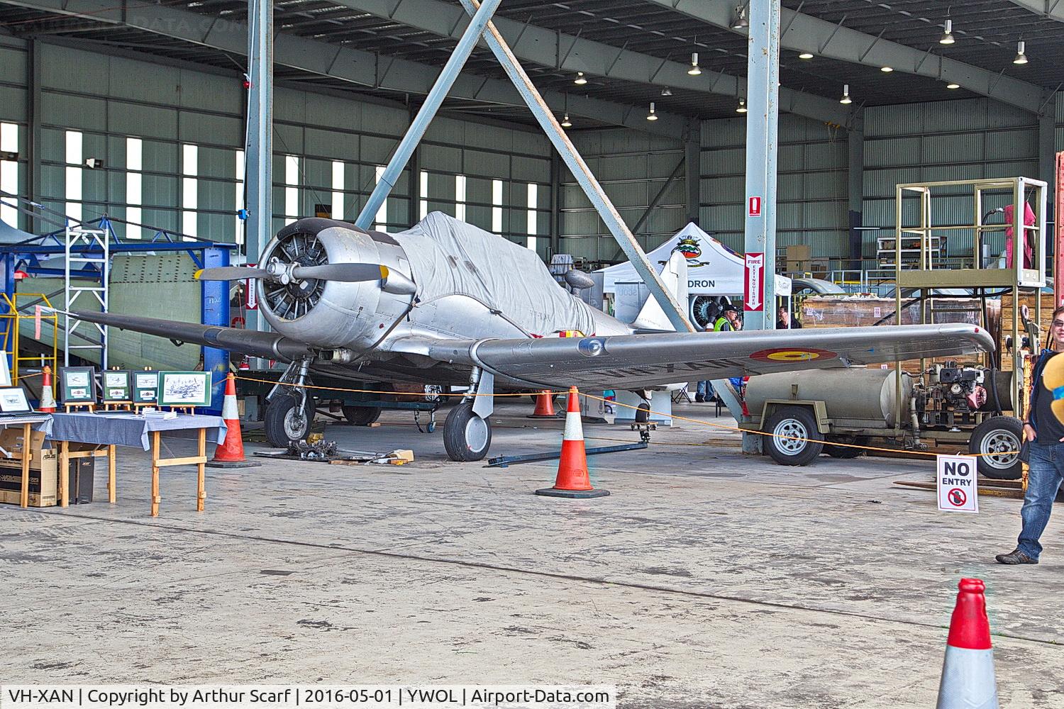 VH-XAN, 1943 North American AT-6D C/N 84825, VH-XAN HARS Albion Park NSW 2016