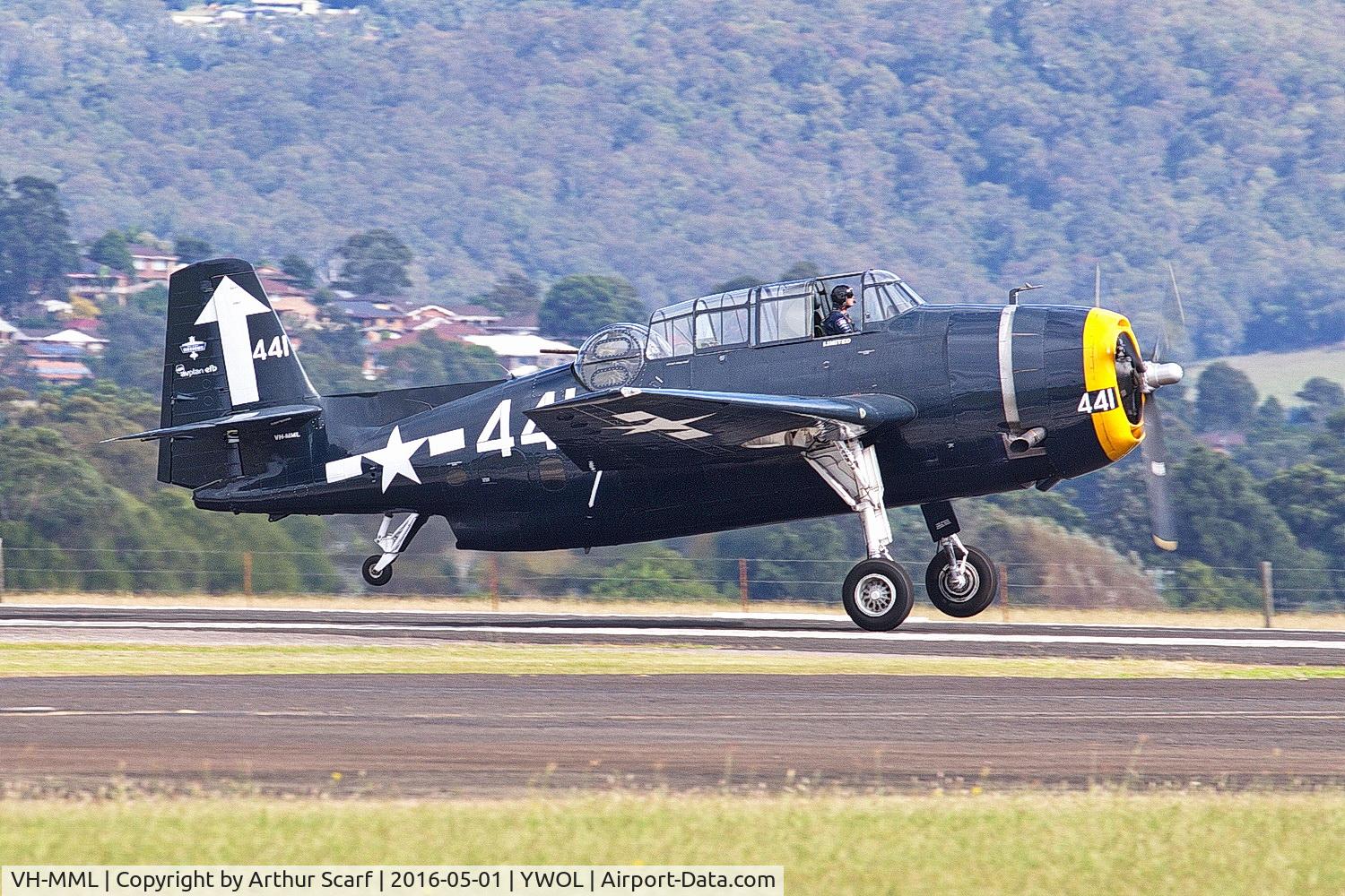 VH-MML, 1957 Grumman TBM-3E Avenger C/N 3919, VH-MML Wings over Illawara 2016