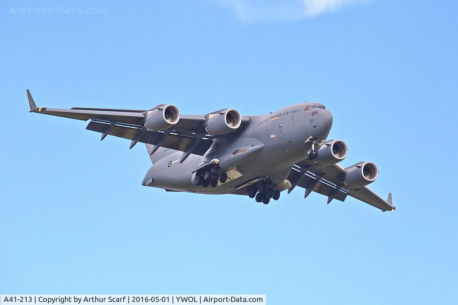 A41-213, 2015 Boeing C-17A Globemaster III C/N F-271/AUS-8, A41-213 Wings over Illawarra 2016