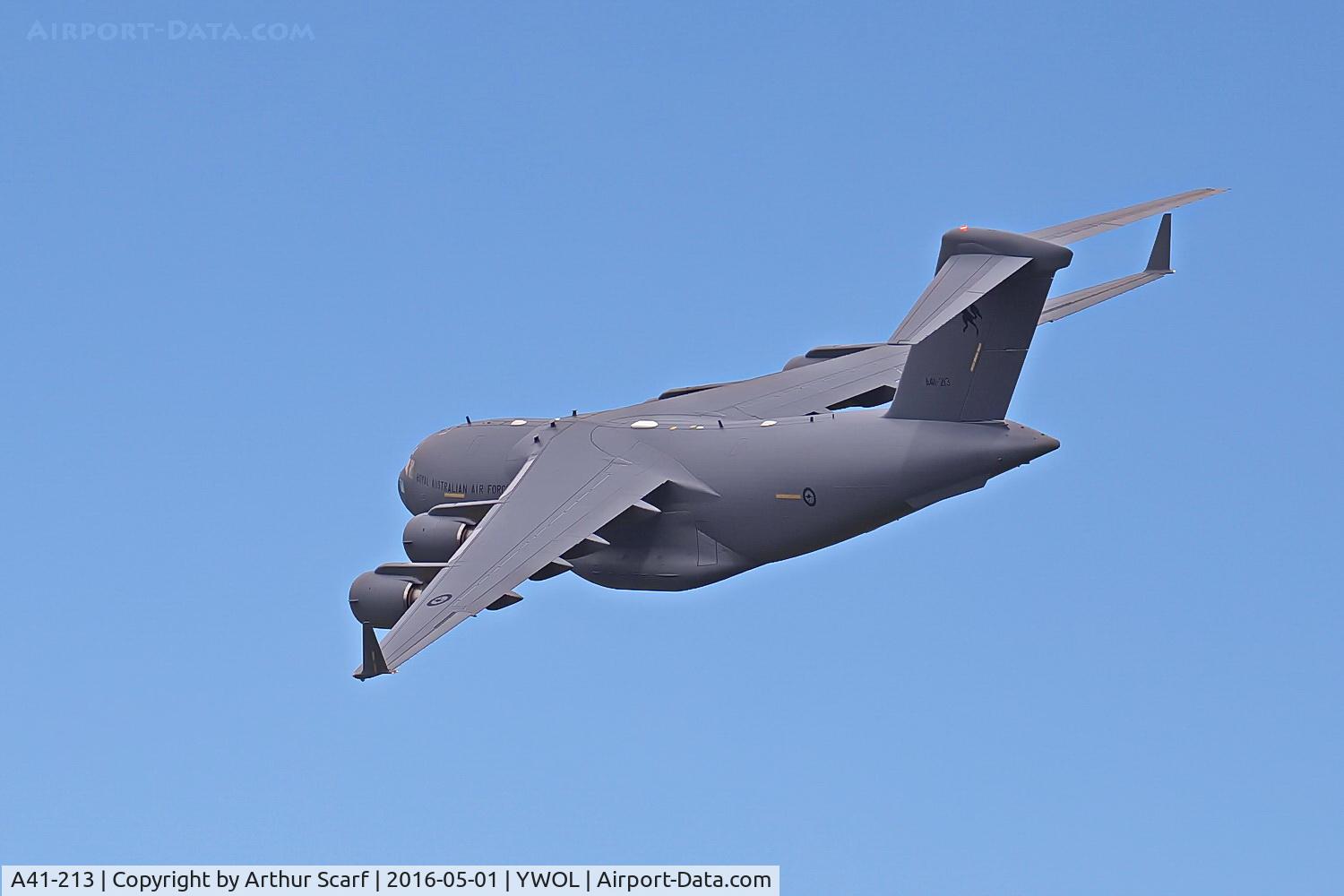 A41-213, 2015 Boeing C-17A Globemaster III C/N F-271/AUS-8, A41-213 Wings over Illawarra 2016