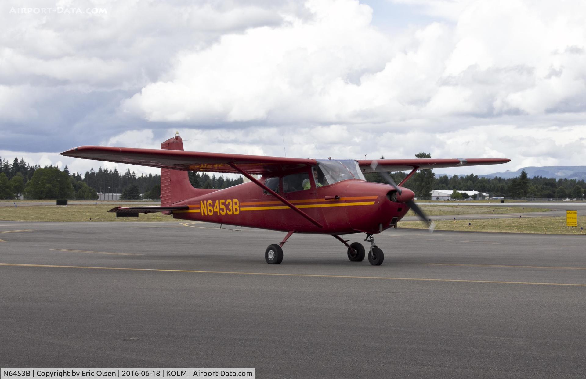 N6453B, 1957 Cessna 172 C/N 29653, Cessna 172 taxing in during the Olympic Air Show.