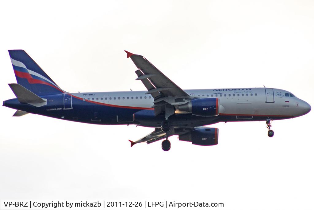 VP-BRZ, 2007 Airbus A320-214 C/N 3157, Landing