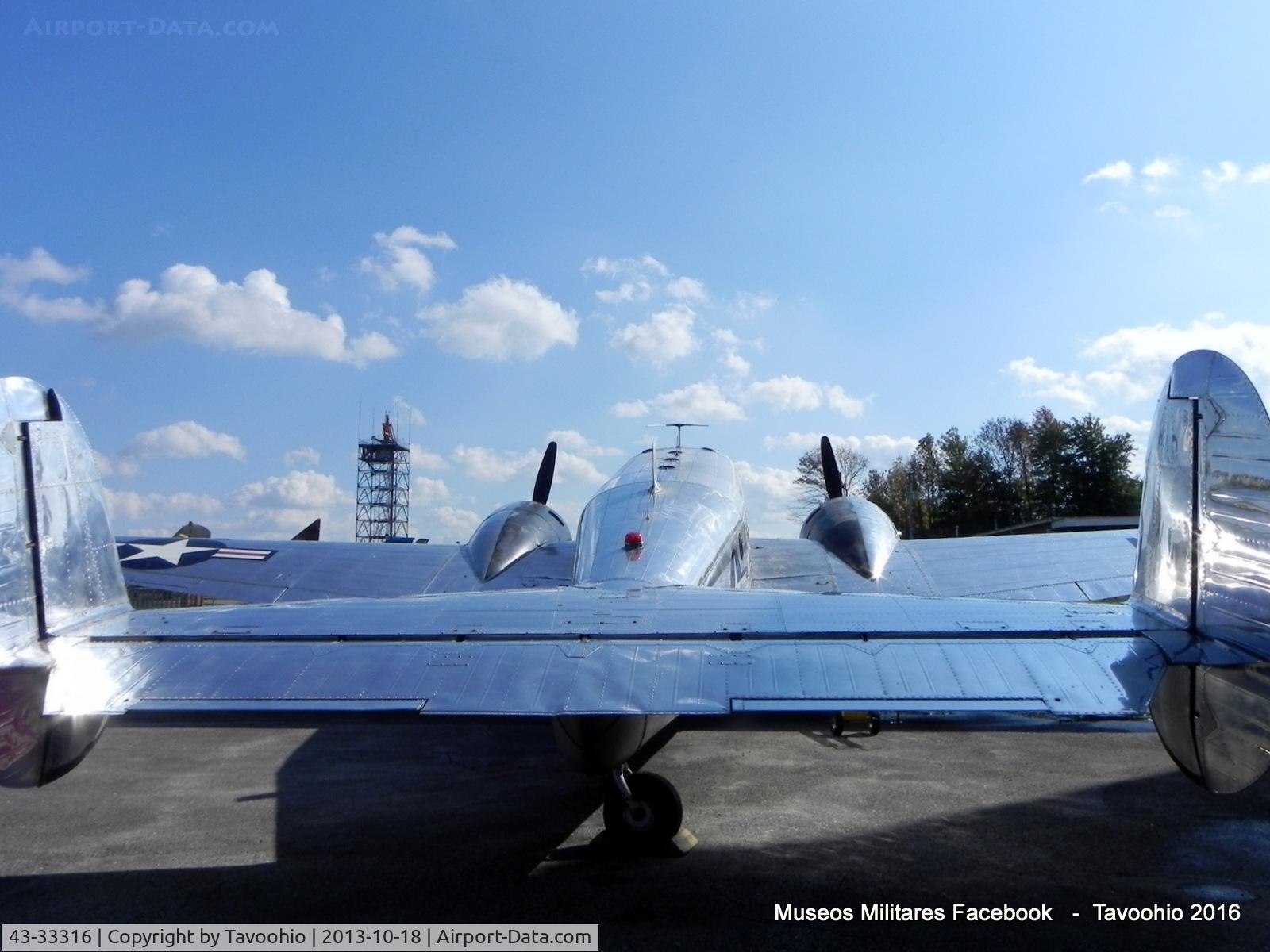 43-33316, 1943 Beech SNB-2 (AT-7) C/N 5479, Beechcraft SNB-5 Expeditor