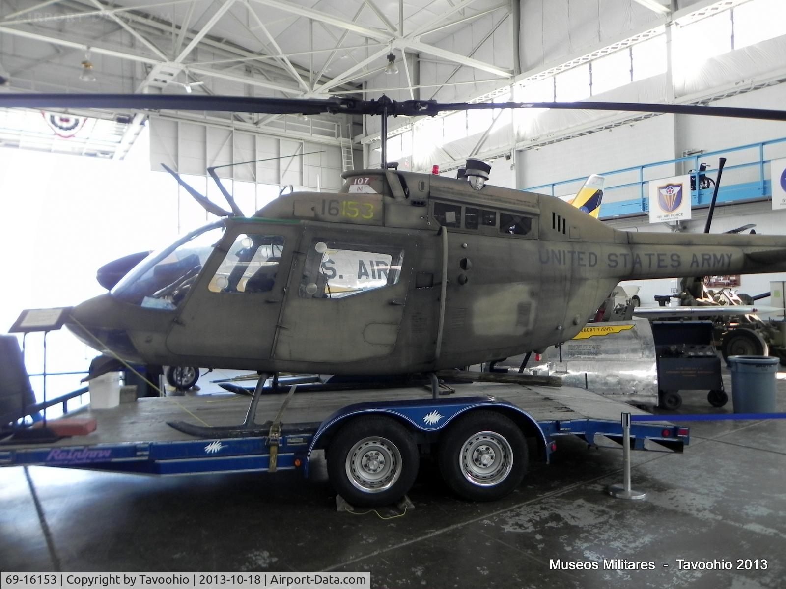 69-16153, 1969 Bell OH-58A Kiowa C/N 40374, Bell OH-58 Kiowa