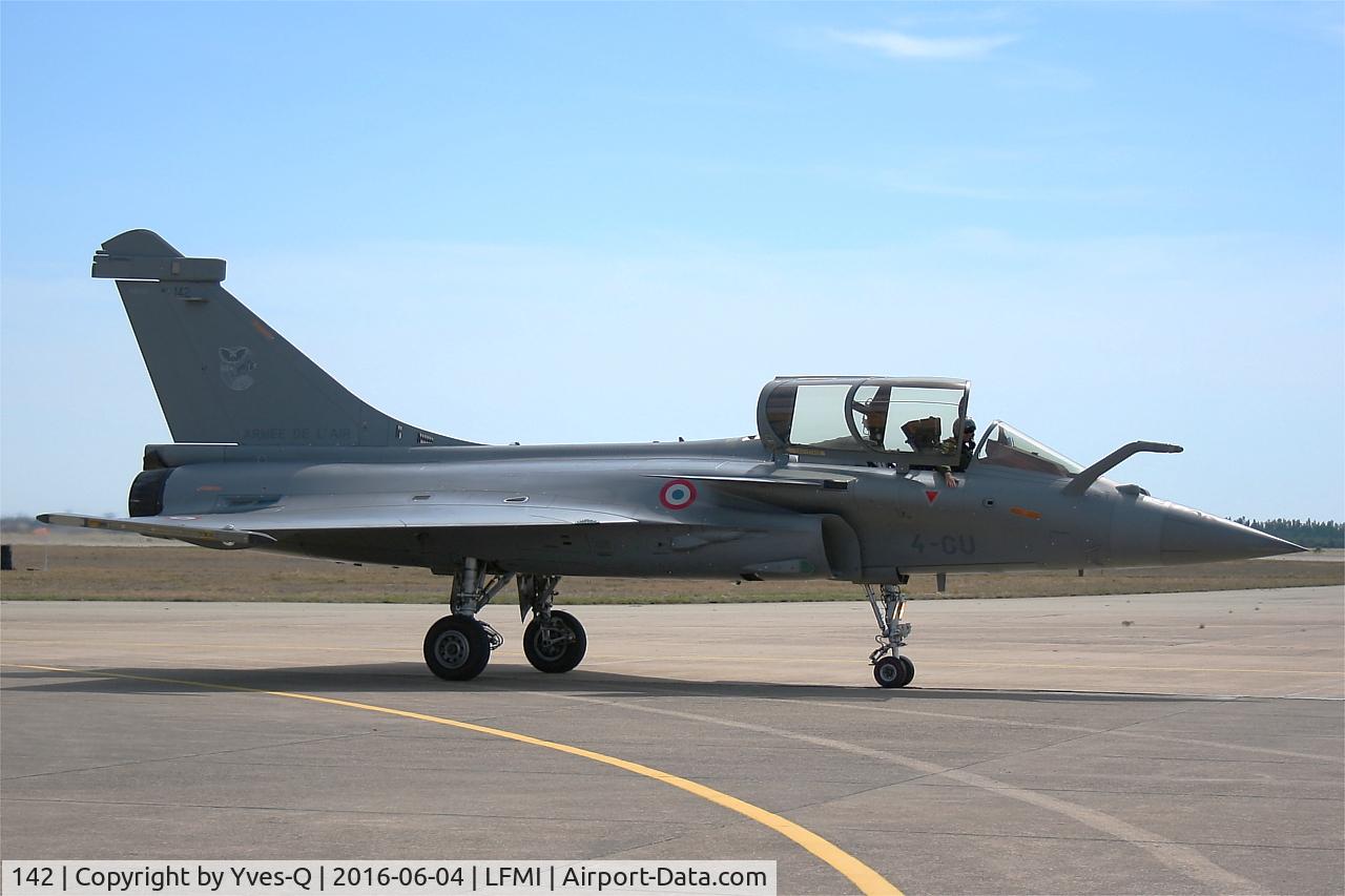 142, 2013 Dassault Rafale C C/N 142, Dassault Rafale C, Taxiing to parking area, Istres-Le Tubé Air Base 125 (LFMI-QIE) open day 2016