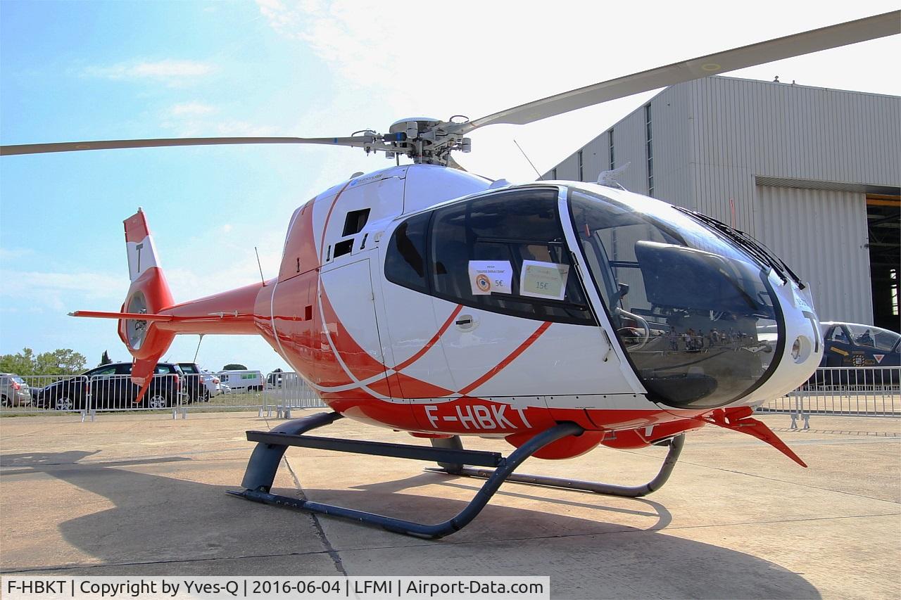 F-HBKT, 2009 Eurocopter EC-120B Colibri C/N 1623, Eurocopter EC-120B Calliopé, Static display, Istres-Le Tubé Air Base 125 (LFMI-QIE) open day 2016