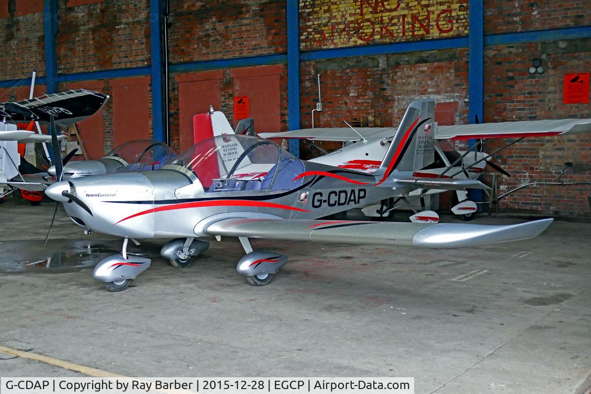 G-CDAP, 2004 Aerotechnik EV-97 TeamEurostar UK C/N 2114, Evektor EV-97 TeamEurostar [2004-2114] Manchester-Barton~G 28/12/2015