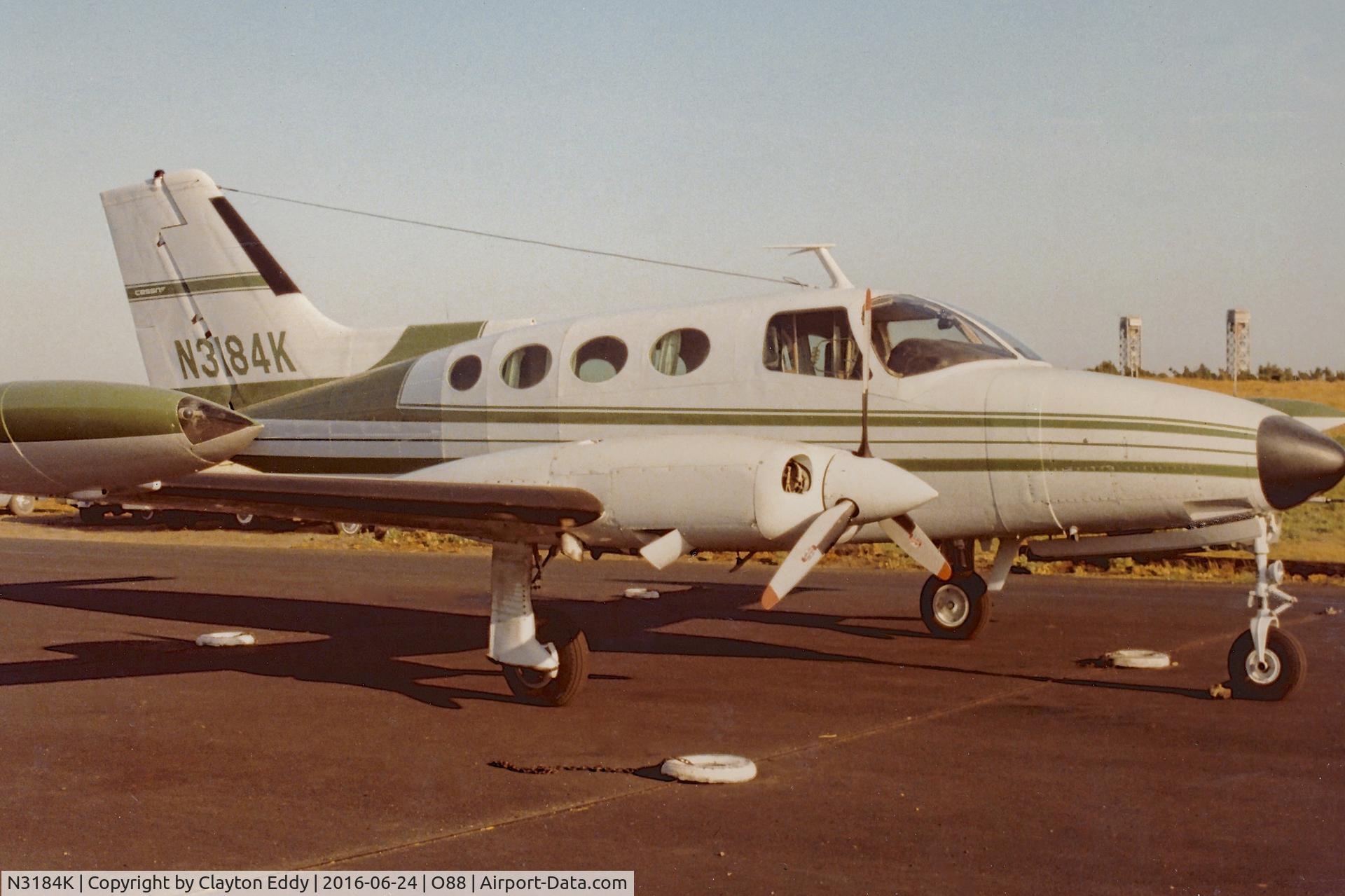 N3184K, 1969 Cessna 401A C/N 401A0130, N3184K at the old Rio Vista Airport in California.