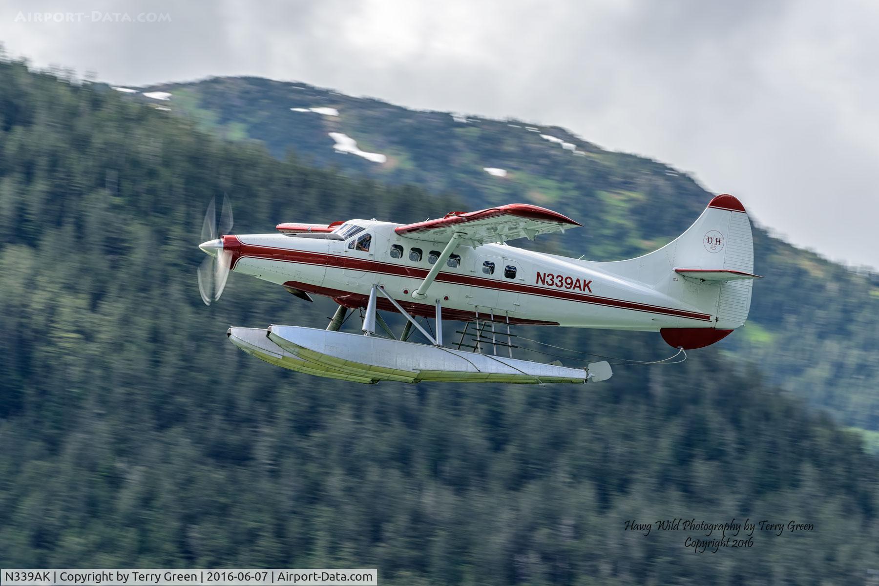 N339AK, 1965 De Havilland Canada DHC-3 Otter C/N 454, Port of Juneau Alaska
