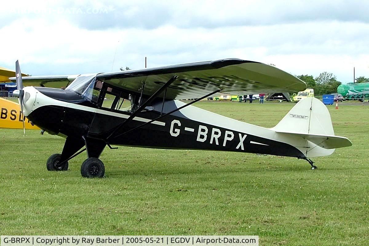 G-BRPX, 1945 Taylorcraft BC-12D Twosome C/N 6462, Taylorcraft BC-12D [6462] Hullavington~G 21/05/2005