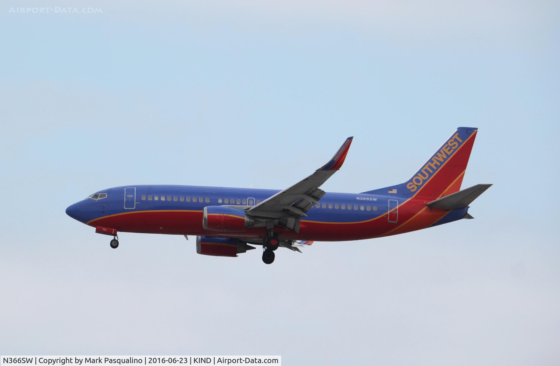 N366SW, 1993 Boeing 737-3H4 C/N 26577, Boeing 737-300