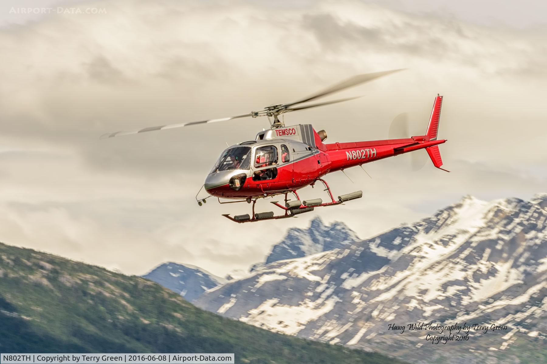 N802TH, 2000 Eurocopter AS-350B-2 Ecureuil Ecureuil C/N 9023, Skagway, Alaska
