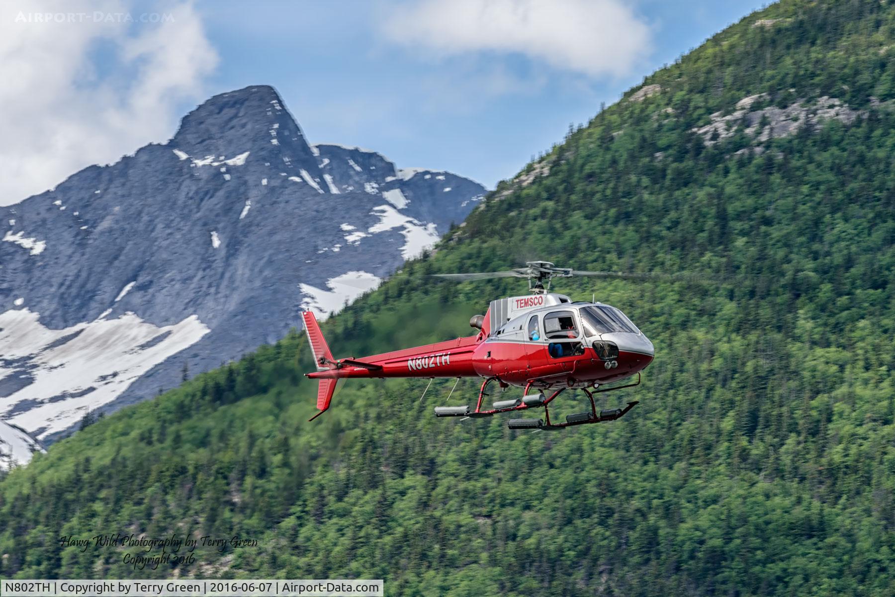 N802TH, 2000 Eurocopter AS-350B-2 Ecureuil Ecureuil C/N 9023, Skagway, Alaska