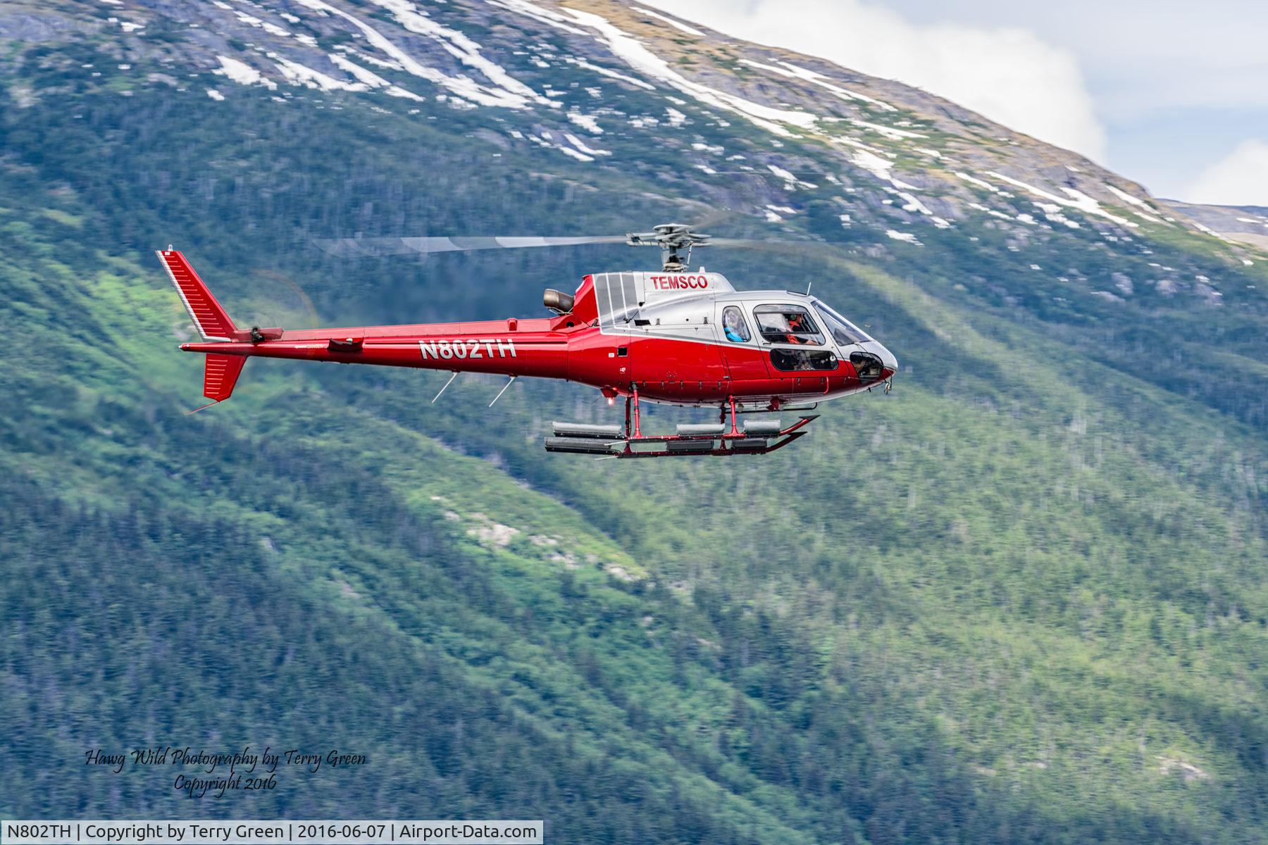 N802TH, 2000 Eurocopter AS-350B-2 Ecureuil Ecureuil C/N 9023, Skagway, Alaska