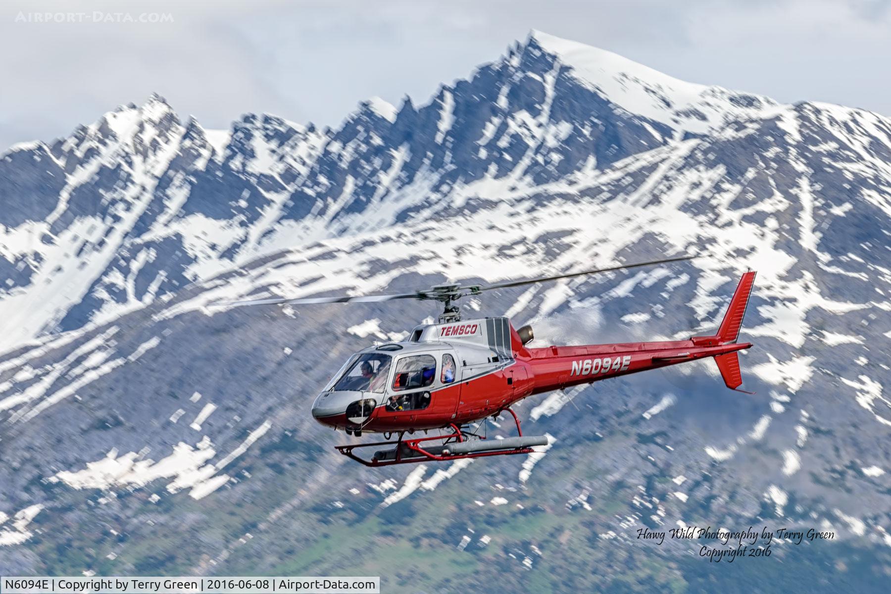 N6094E, 1994 Aerospatiale AS-350B-2 Ecureuil C/N 2750, Skagway, Alaska