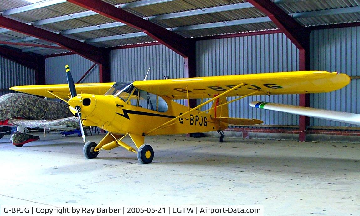 G-BPJG, 1965 Piper PA-18-150 Super Cub C/N 18-8350, Piper PA-18-150 Super Cub [18-8350] Oaksey Park~G 21/05/2005