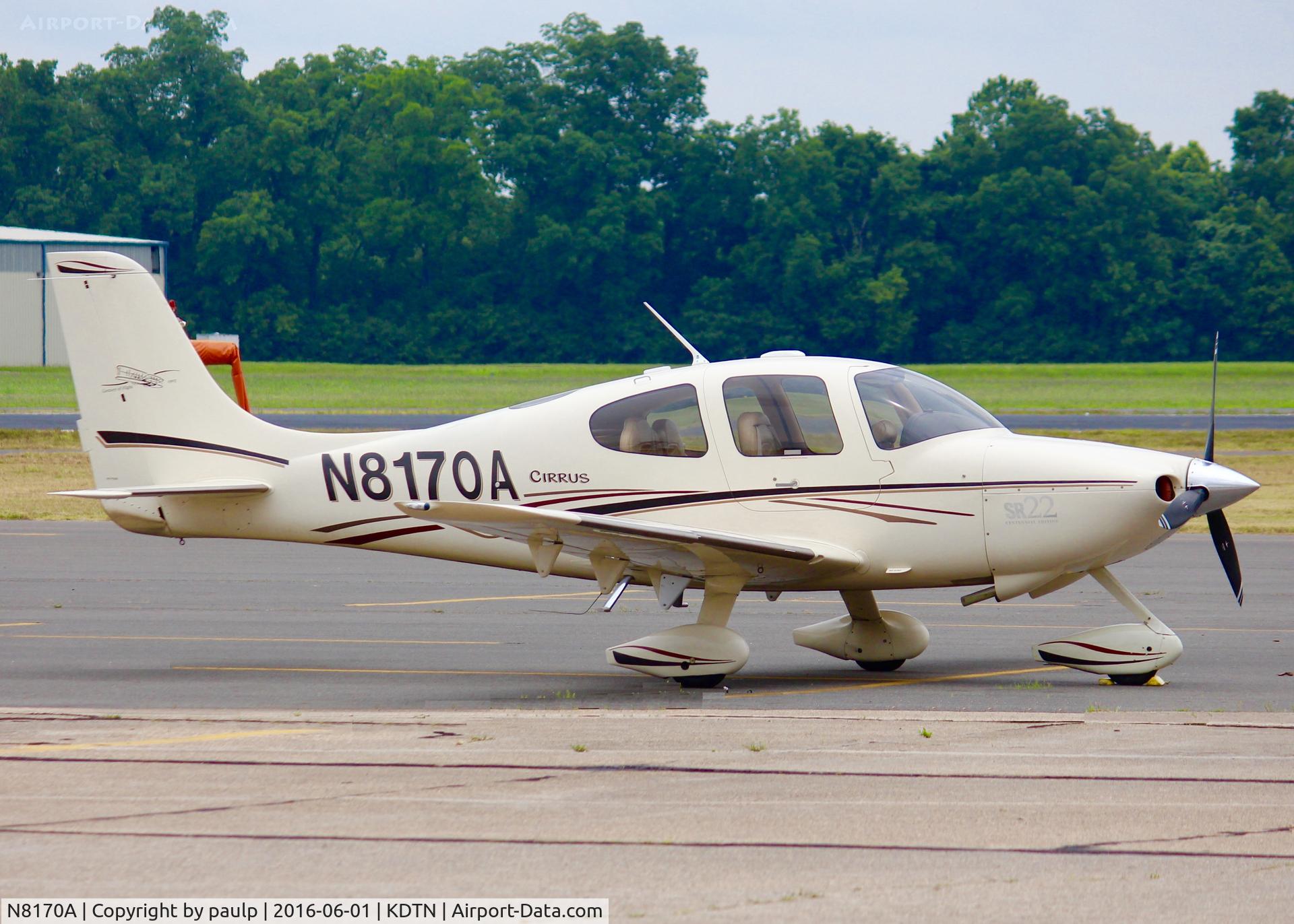 N8170A, 2003 Cirrus SR22 C/N 0745, At Downtown Shreveport.