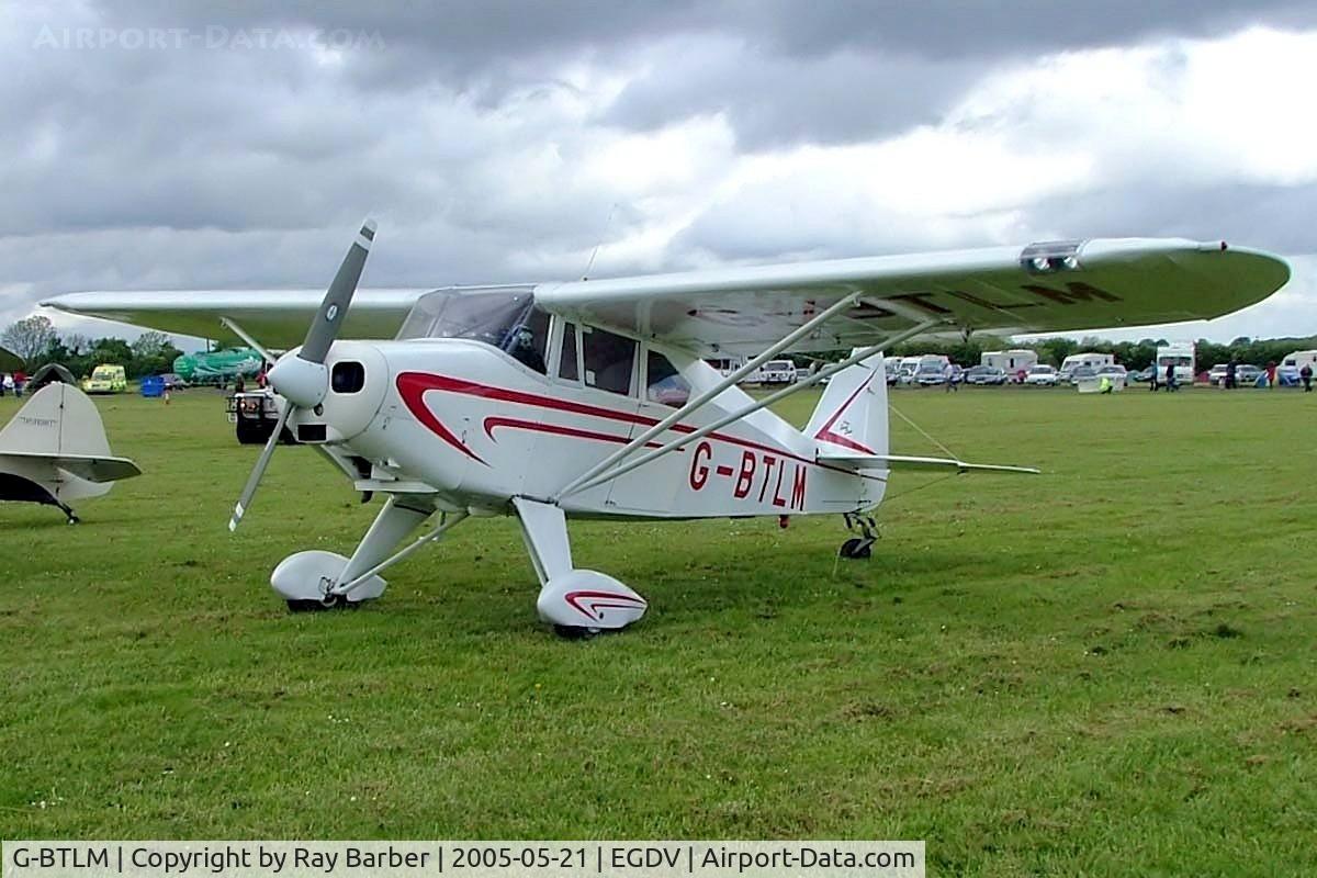 G-BTLM, 1958 Piper PA-22-160P Tri Pacer C/N 22-6162, Piper PA-22-160 Tri-Pacer [22-6162] Hullavington~G 21/05/2005