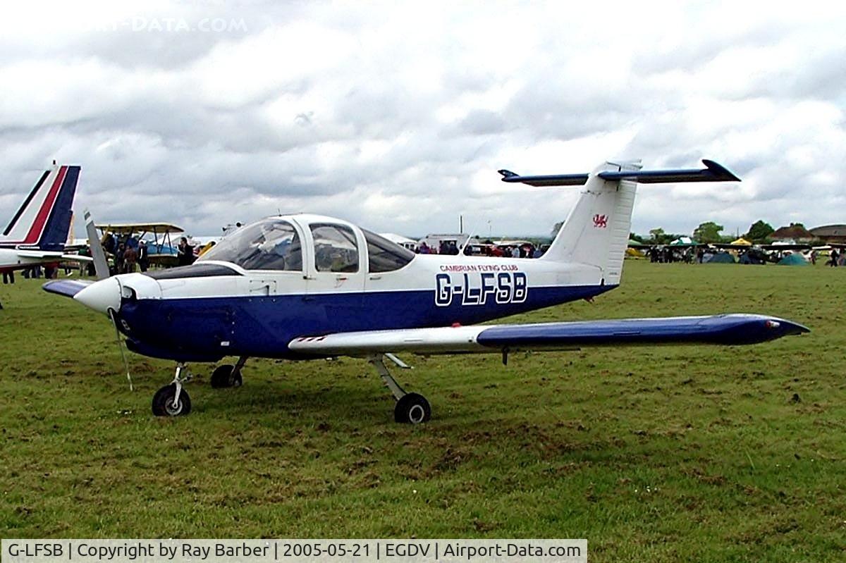G-LFSB, 1978 Piper PA-38-112 Tomahawk Tomahawk C/N 38-78A0072, Piper PA-38-112 Tomahawk [38-78A0072] (Cambrian Flying Club) Hullavington~G 21/05/2005
