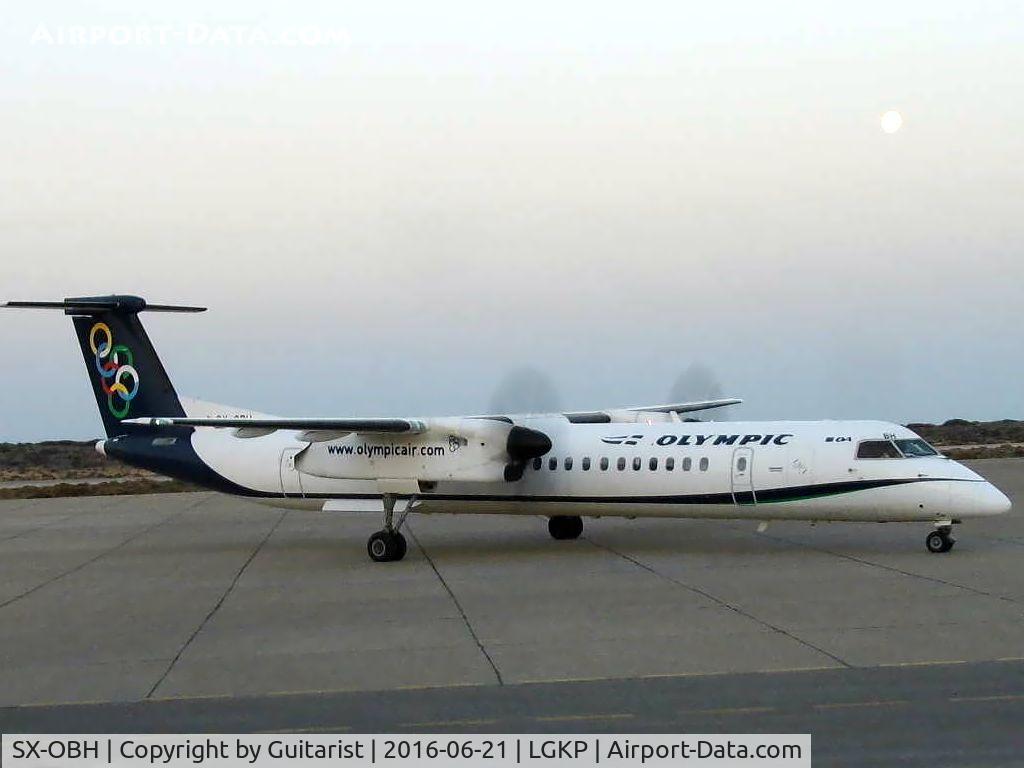 SX-OBH, 2010 Bombardier DHC-8-402 Dash 8 C/N 4327, At Karpathos