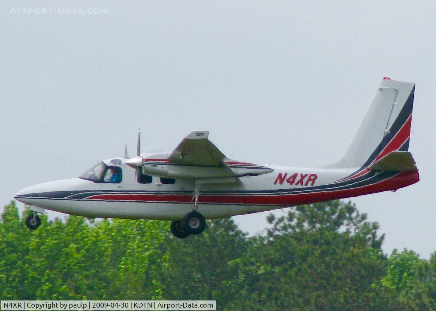N4XR, 1972 Aero Commander 500 S C/N 3126, At Downtown Shreveport.