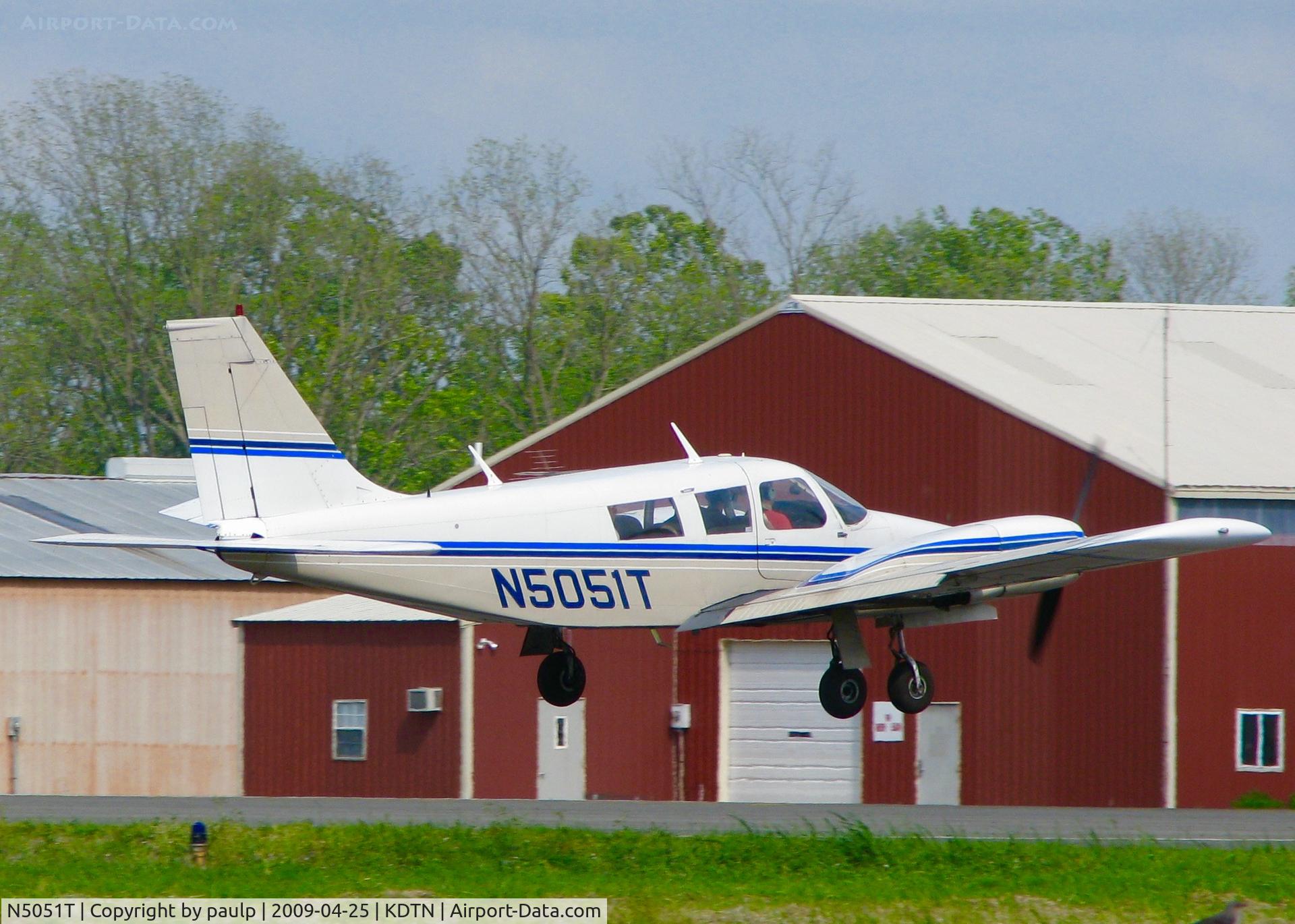 N5051T, 1972 Piper PA-34-200 Seneca C/N 34-7250237, At Downtown Shreveport.