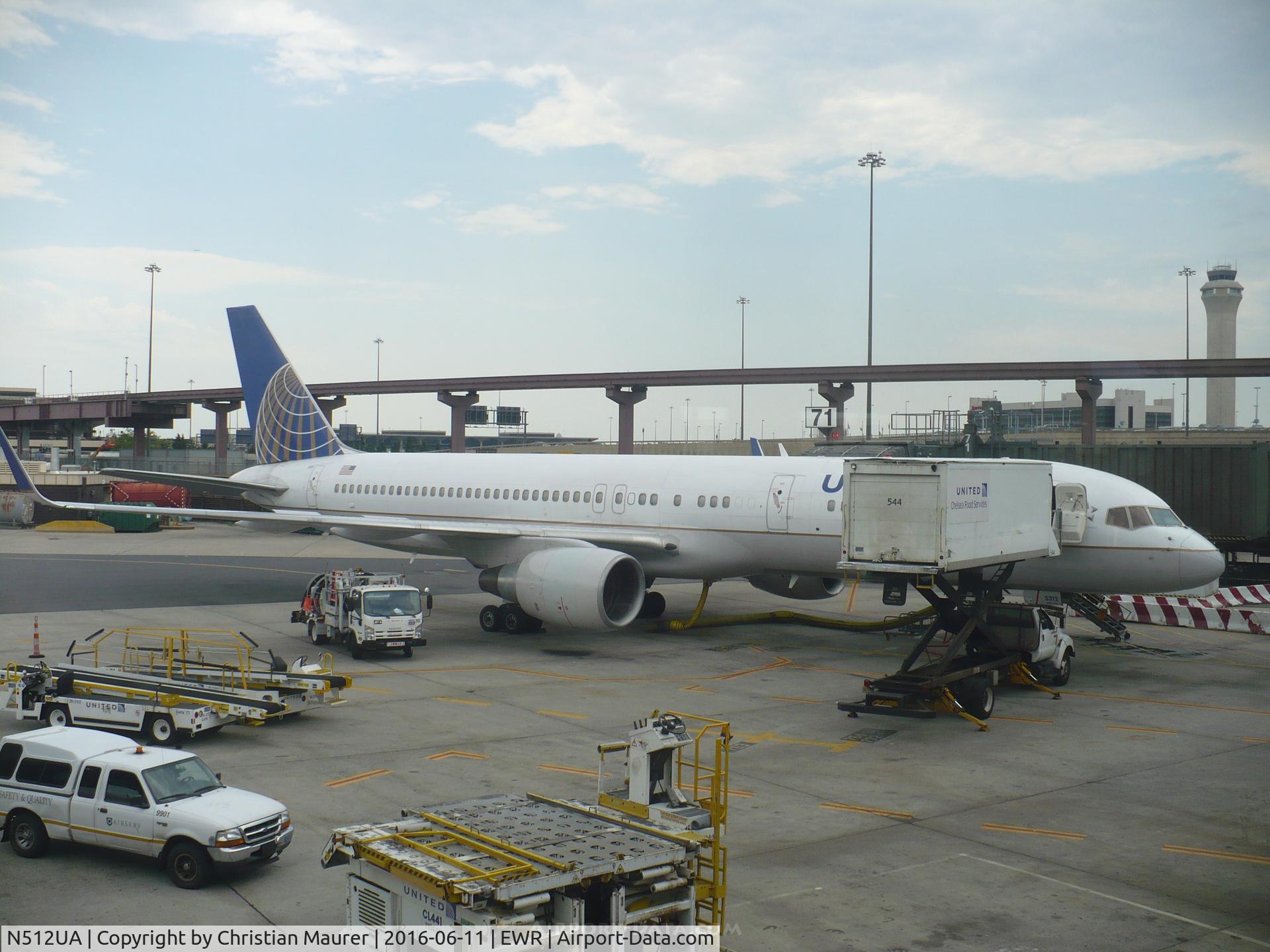 N512UA, 1990 Boeing 757-222 C/N 24809, United 757-222 Transcon P.S. Service