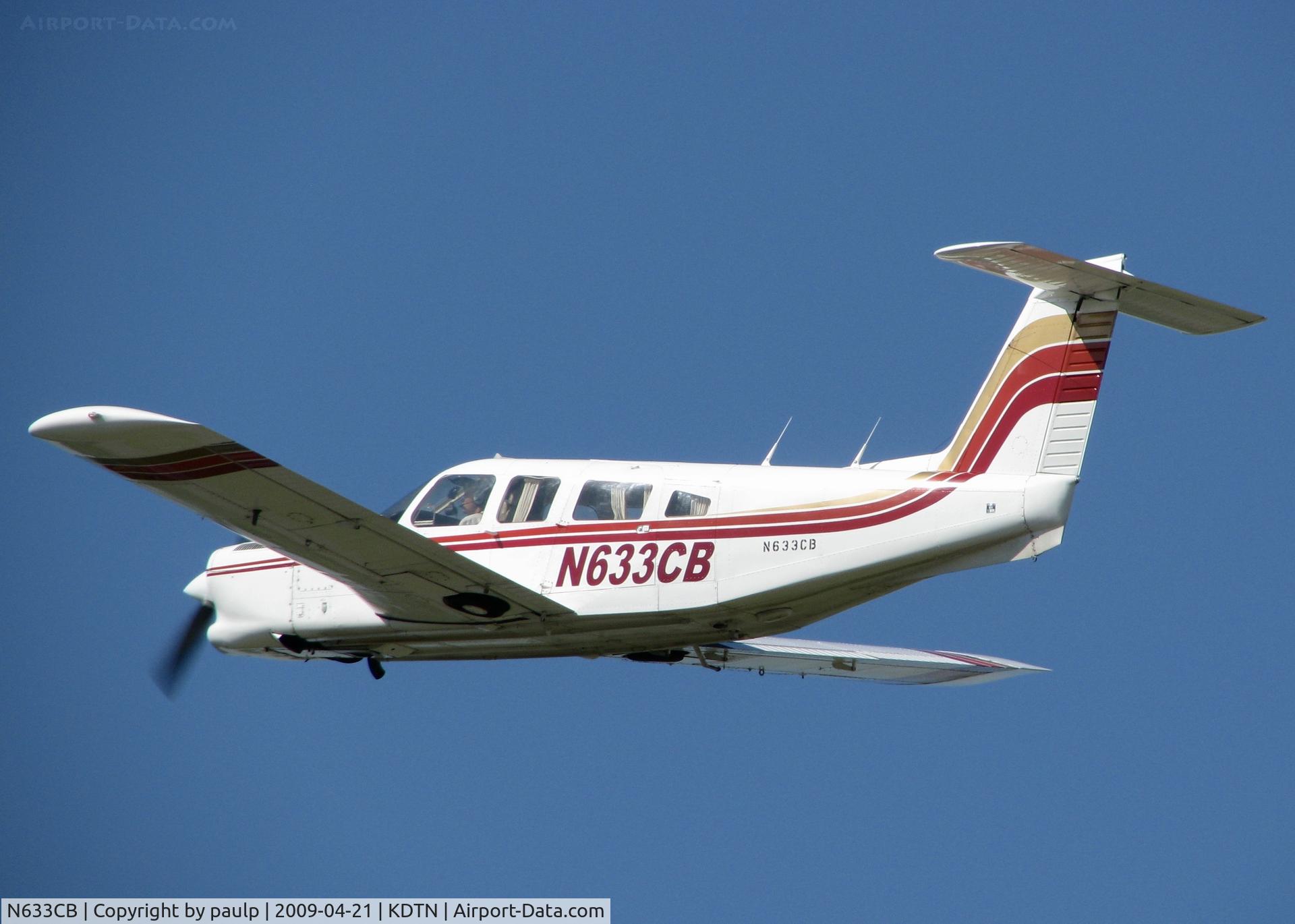 N633CB, 1978 Piper PA-32RT-300T Turbo Lance II C/N 32R-7887158, At Downtown Shreveport.