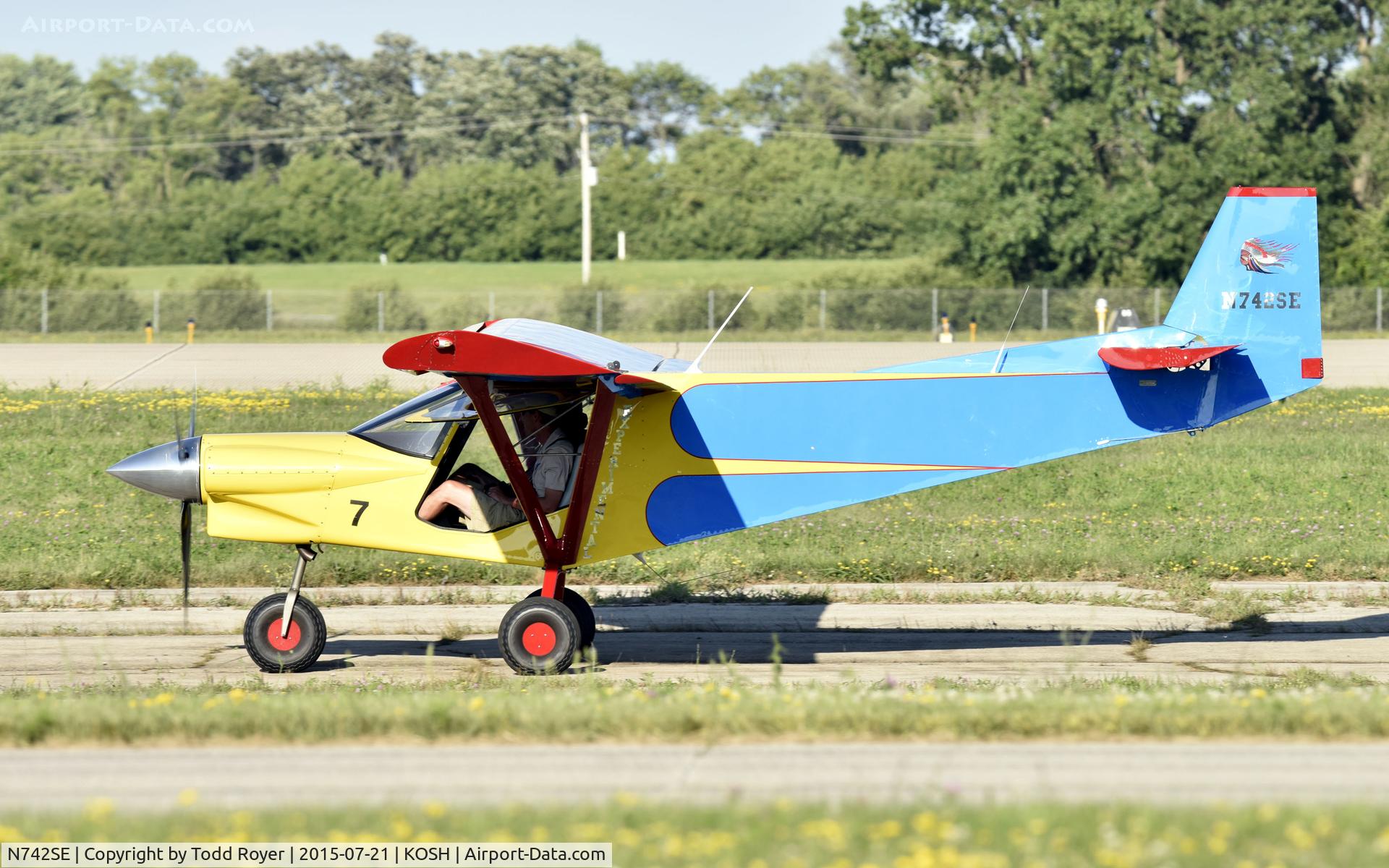 N742SE, 2014 Zenith STOL CH-701 C/N 00CH701-7910, Airventure 2015