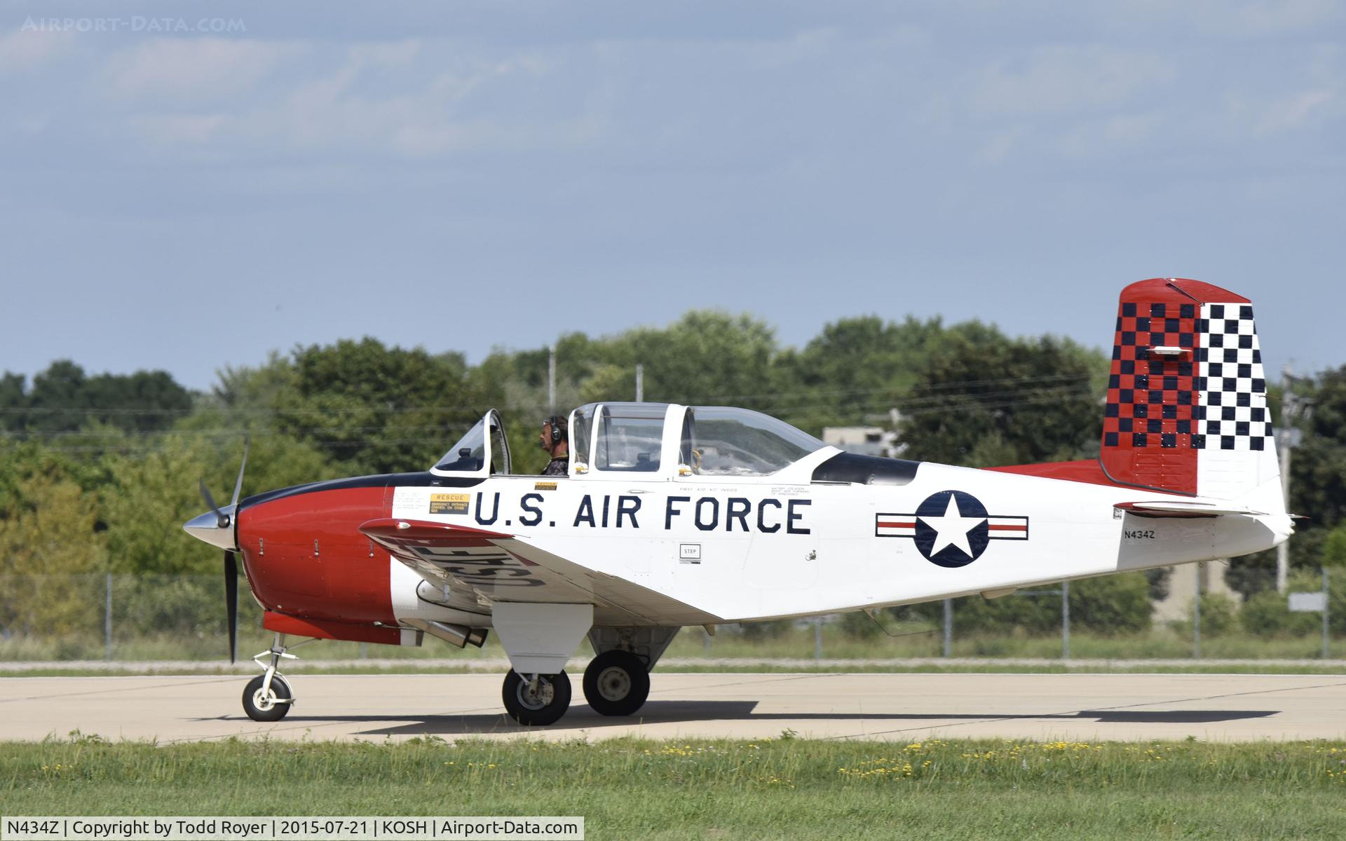 N434Z, 1954 Beech T-34A Mentor C/N G-93, Airventure 2015