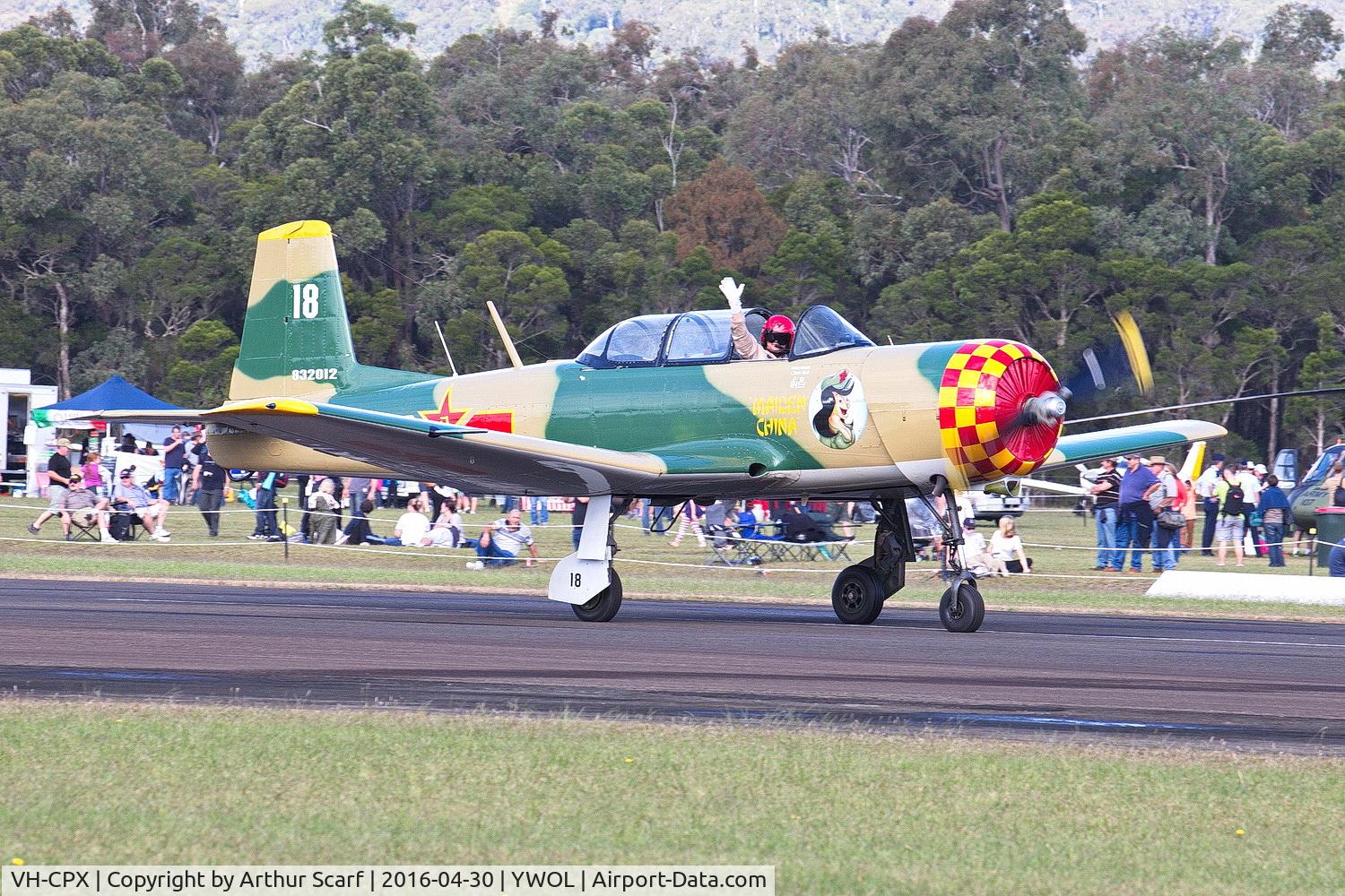 VH-CPX, 1964 Nanchang CJ-6 C/N 832012, VH-CPX Wings over Illawarra 2016