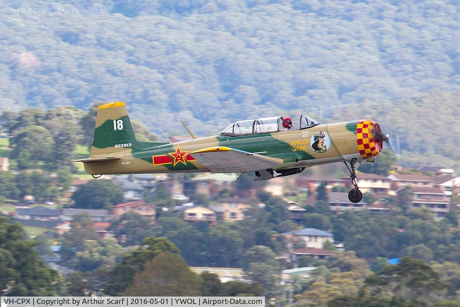 VH-CPX, 1964 Nanchang CJ-6 C/N 832012, VH-CPX Wings over Illawarra 2016