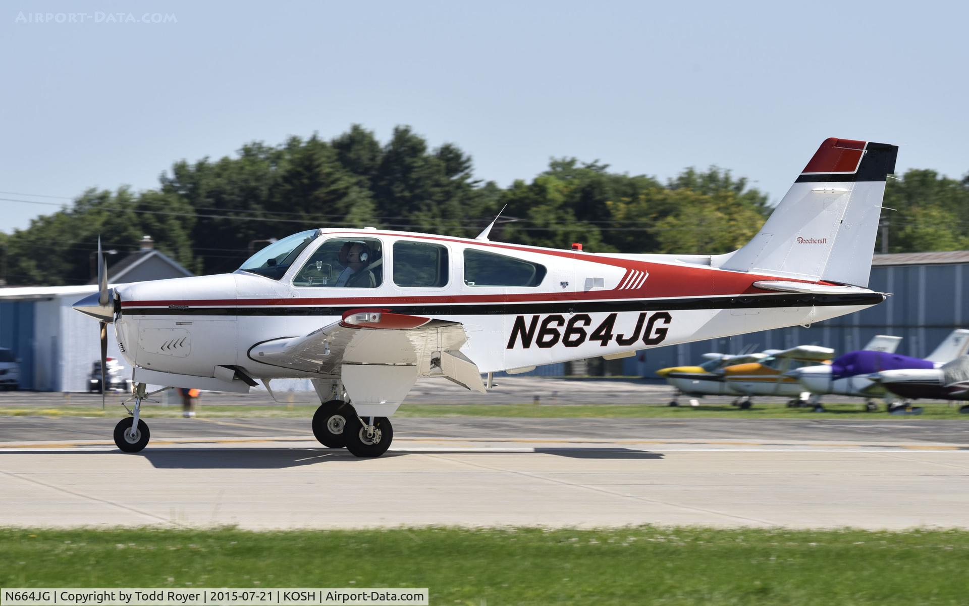 N664JG, 1990 Beech F33A Bonanza C/N CE-1481, Airventure 2015