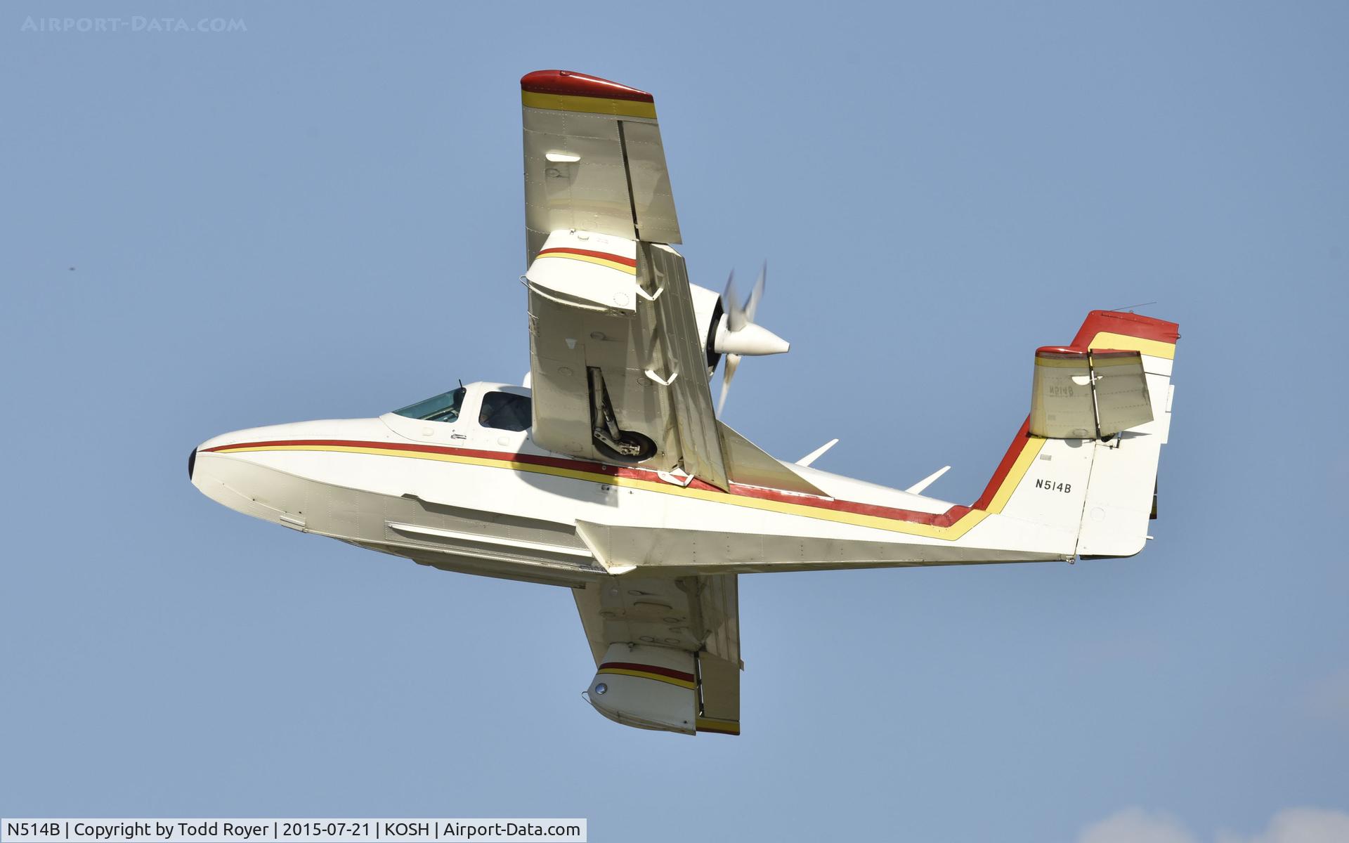 N514B, 1980 Consolidated Aeronautics Inc. Lake LA-4-200 C/N 1014, Airventure 2015