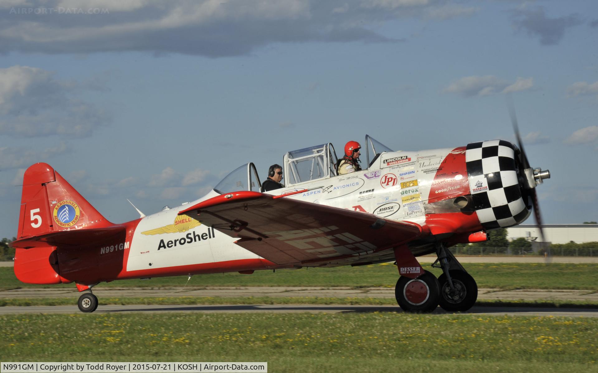 N991GM, 1941 North American AT-6C Texan C/N 88-17575, Airventure 2015