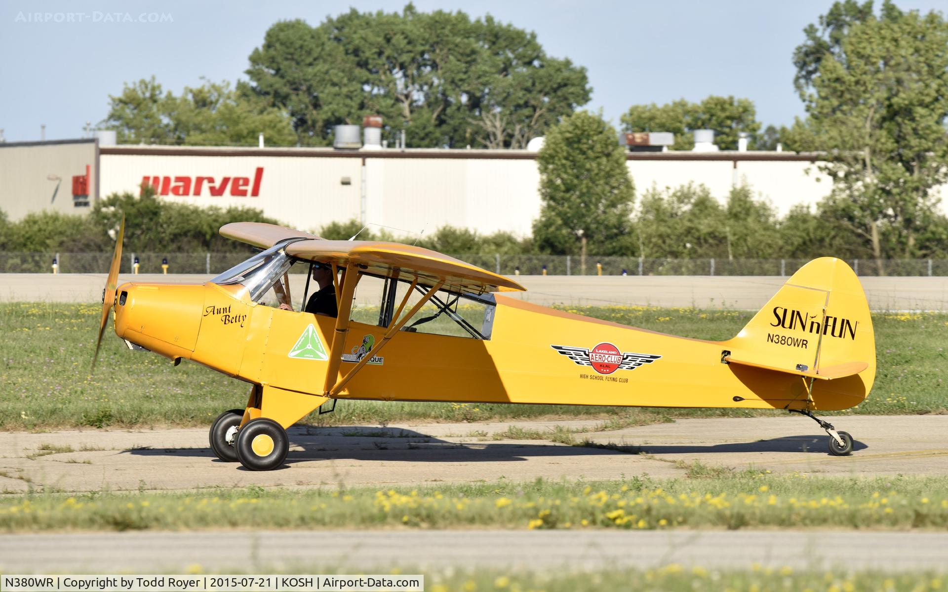 N380WR, 1953 Piper L-18C Super Cub (PA-18-95) C/N 18-3074, Airventure 2015
