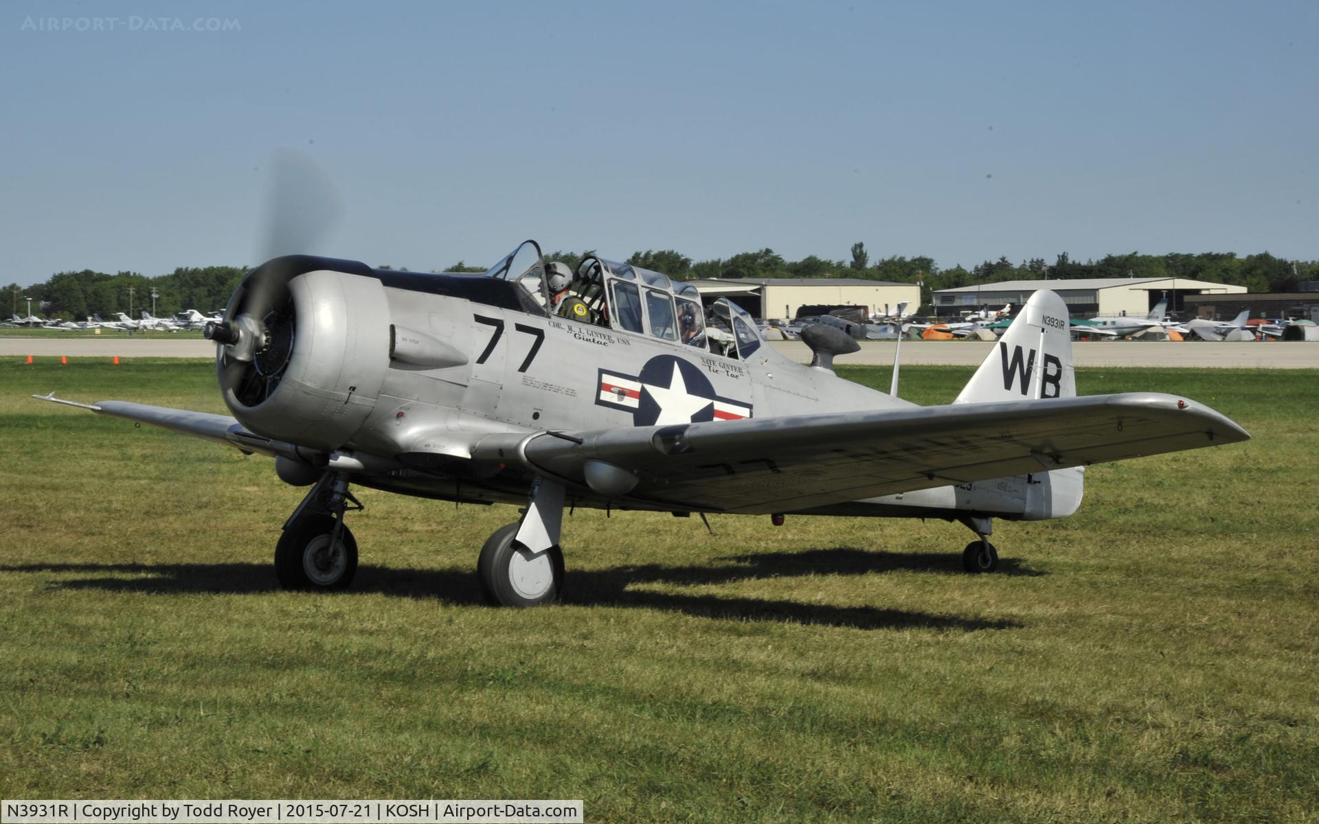 N3931R, North American AT-6B Texan C/N 84-923, Airventure 2015