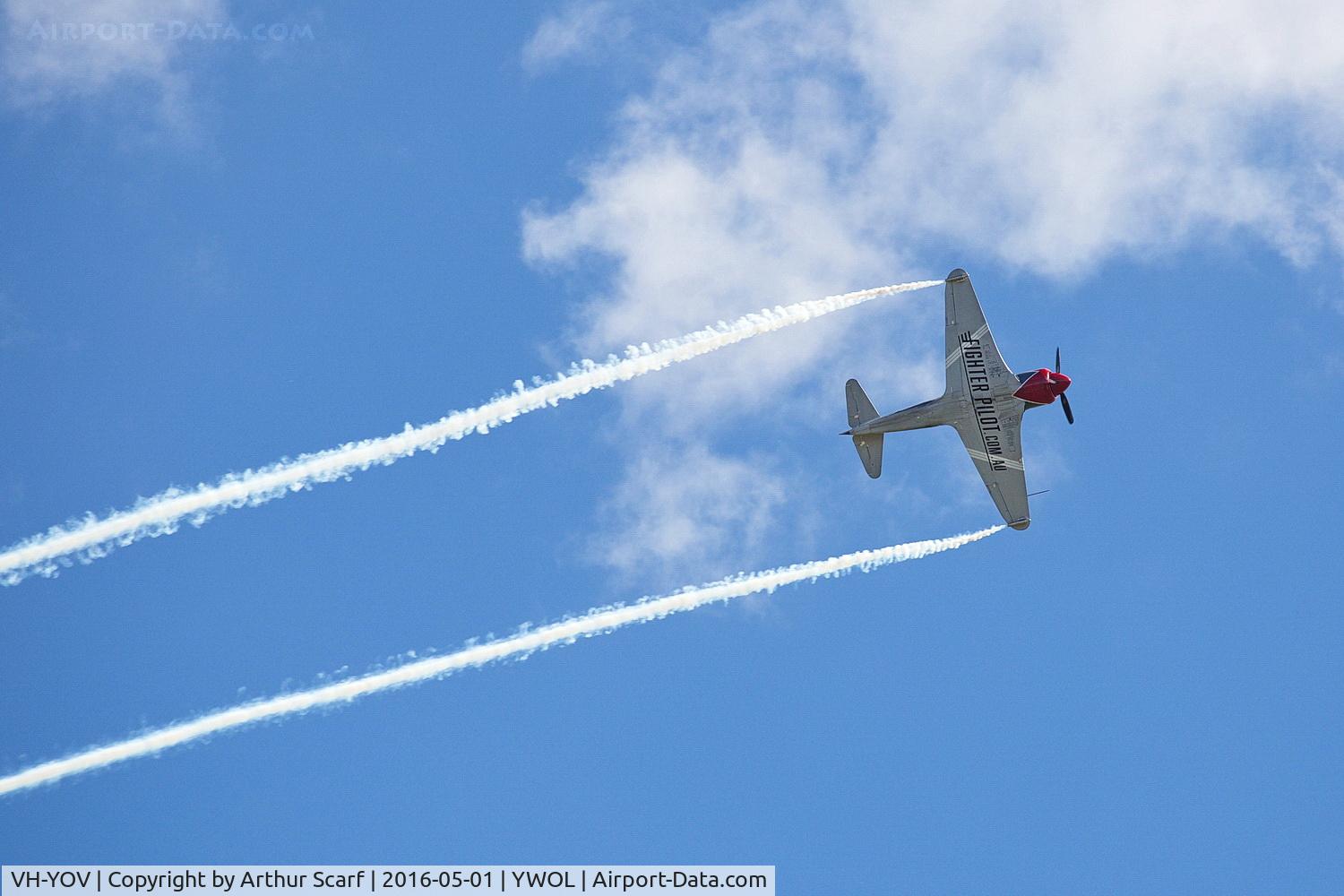 VH-YOV, 2005 Yakovlev (Avione) Yak-3U/R-2000 C/N 001-3/2005, VH-YOV Wings over Illawarra 2016