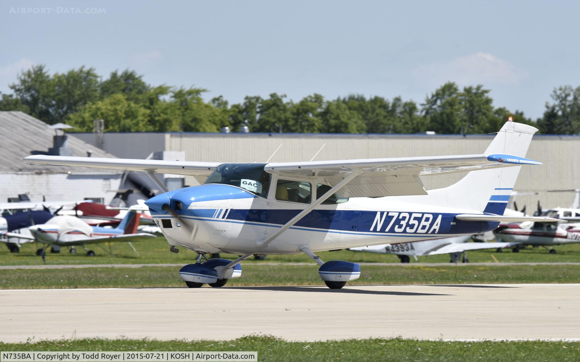 N735BA, 1976 Cessna 182Q Skylane C/N 18265284, Airventure 2015