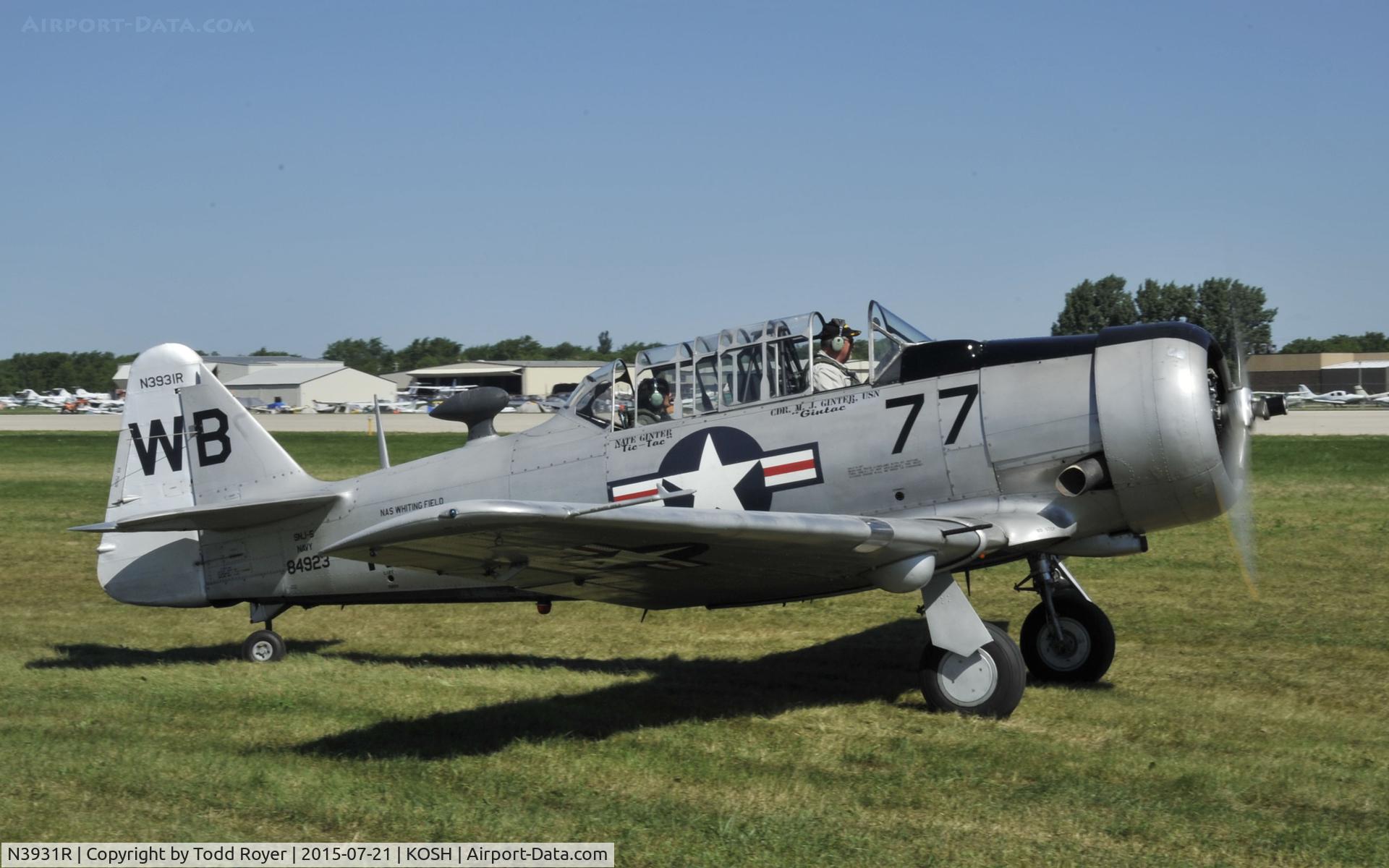 N3931R, North American AT-6B Texan C/N 84-923, Airventure 2015