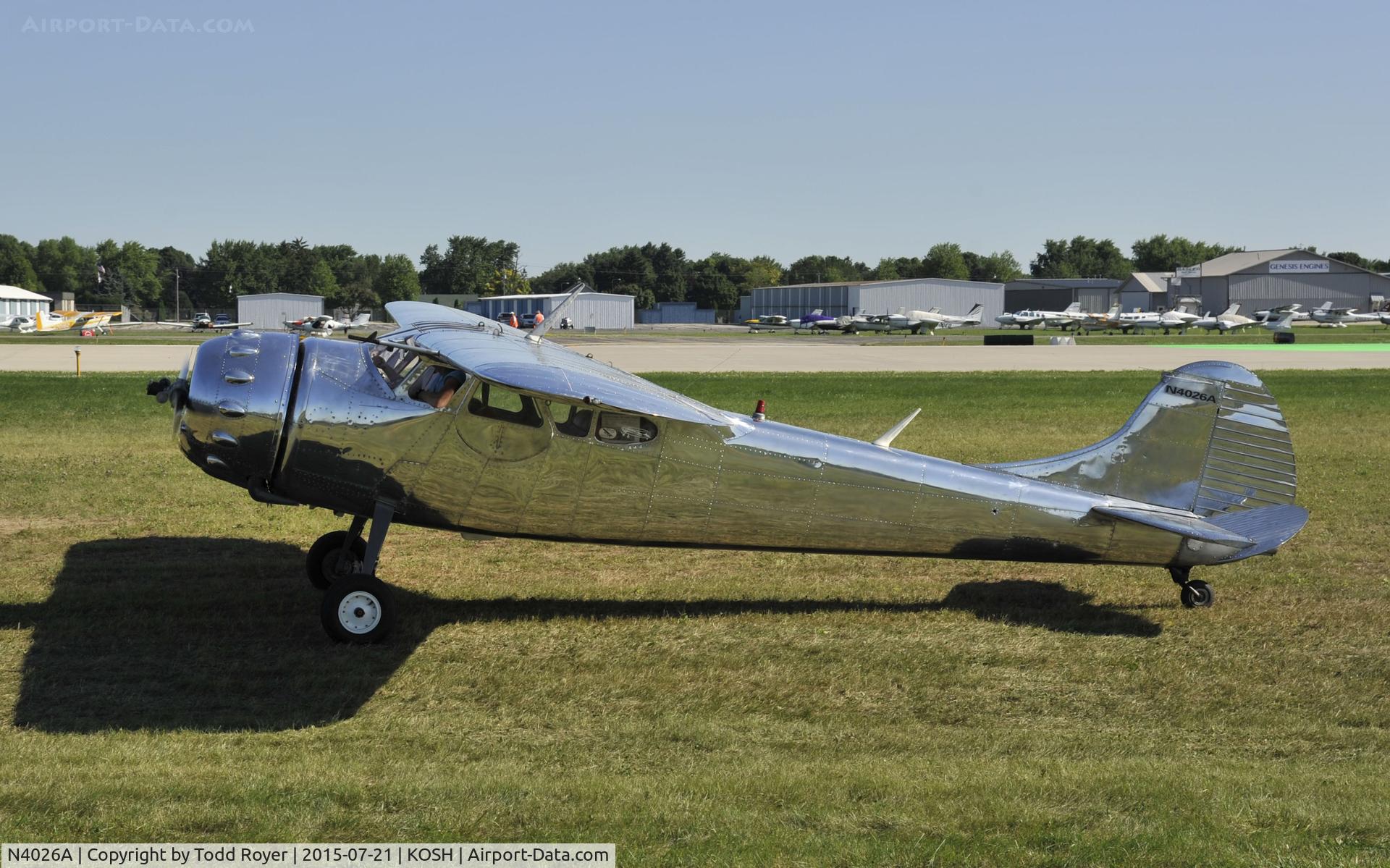 N4026A, 1952 Cessna 195A C/N 7830, Airventure 2015