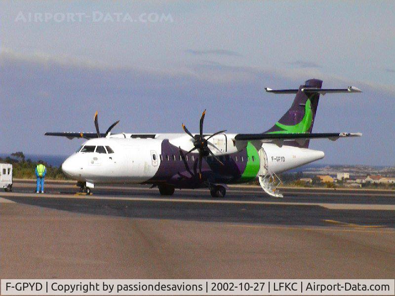 F-GPYD, 1996 ATR 42-500 C/N 490, With Tassili Airways Scheme