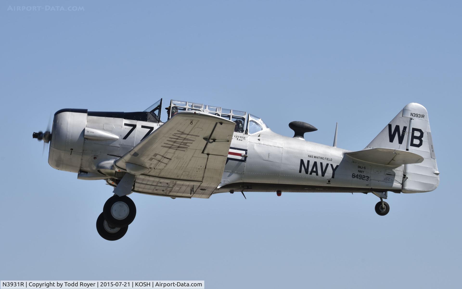 N3931R, North American AT-6B Texan C/N 84-923, Airventure 2015