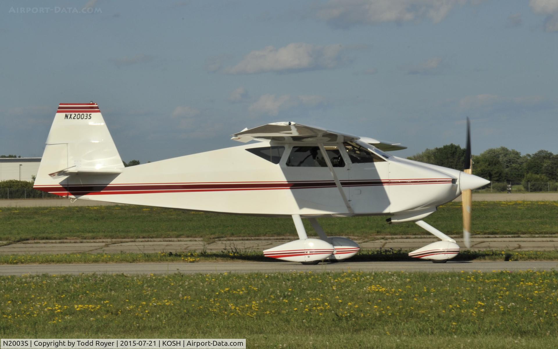 N2003S, 2002 Wittman W-8 Tailwind C/N 1140, Airventure 2015